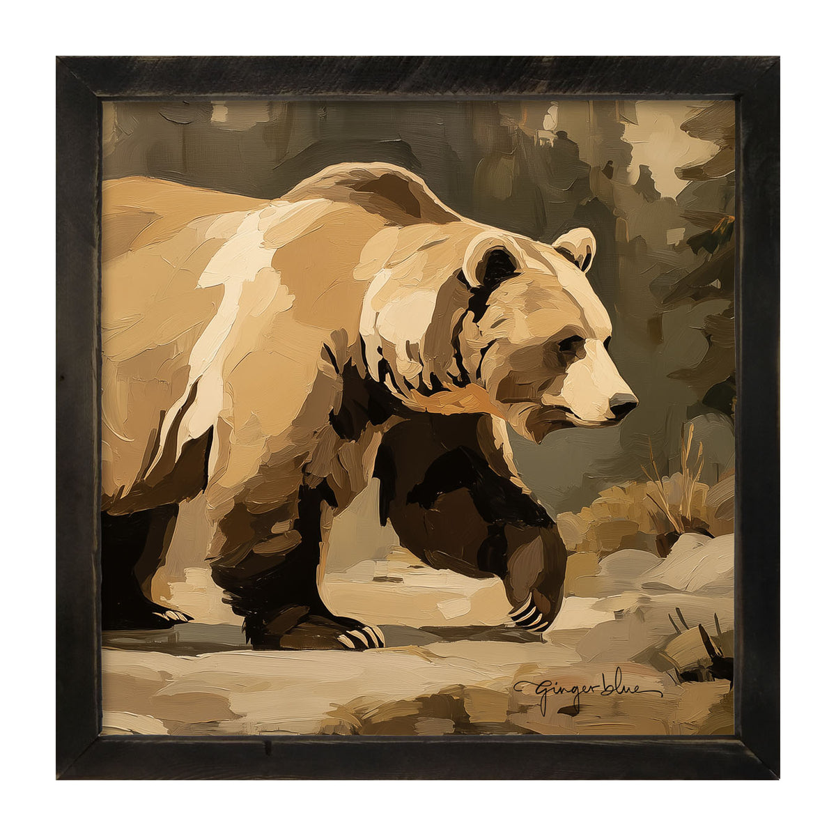 Adirondack Bear - Framed Art