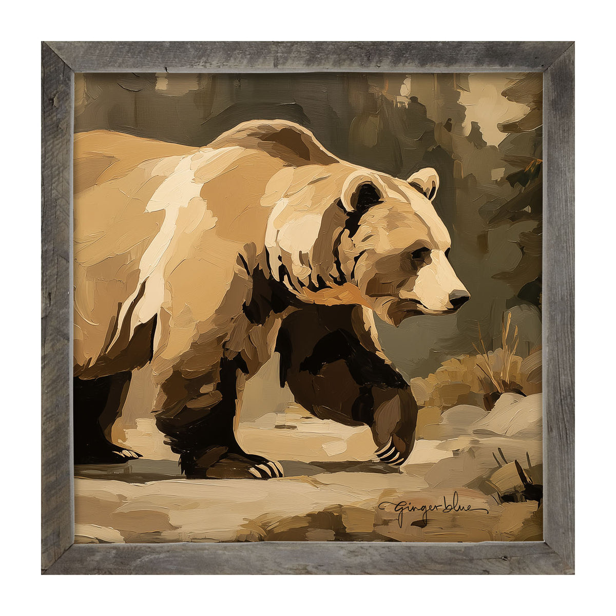 Adirondack Bear - Framed Art