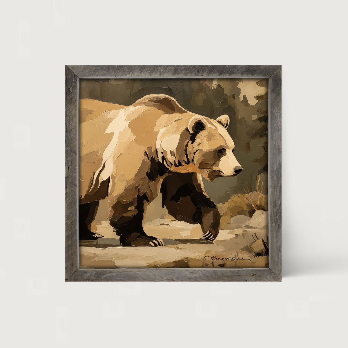 Adirondack Bear - Framed Art