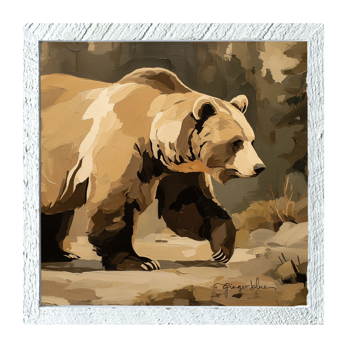 Adirondack Bear - Framed Art