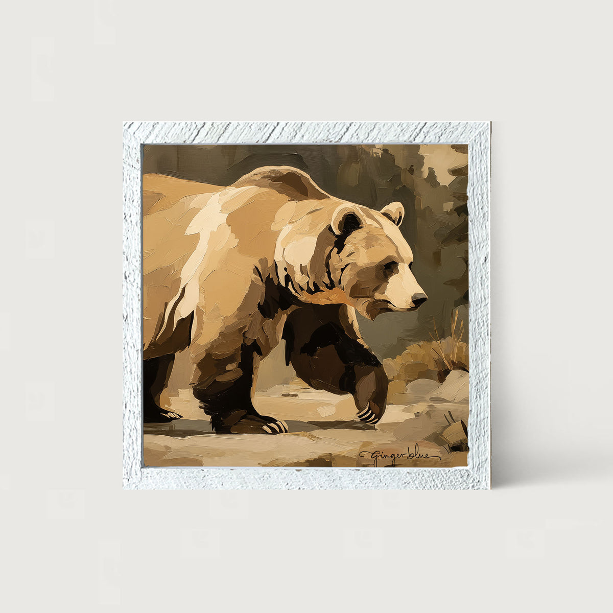Adirondack Bear - Framed Art