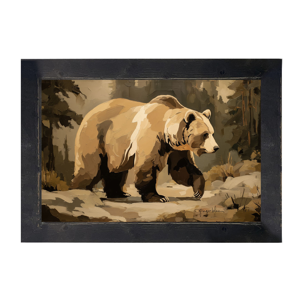 Adirondack Bear - Framed Art