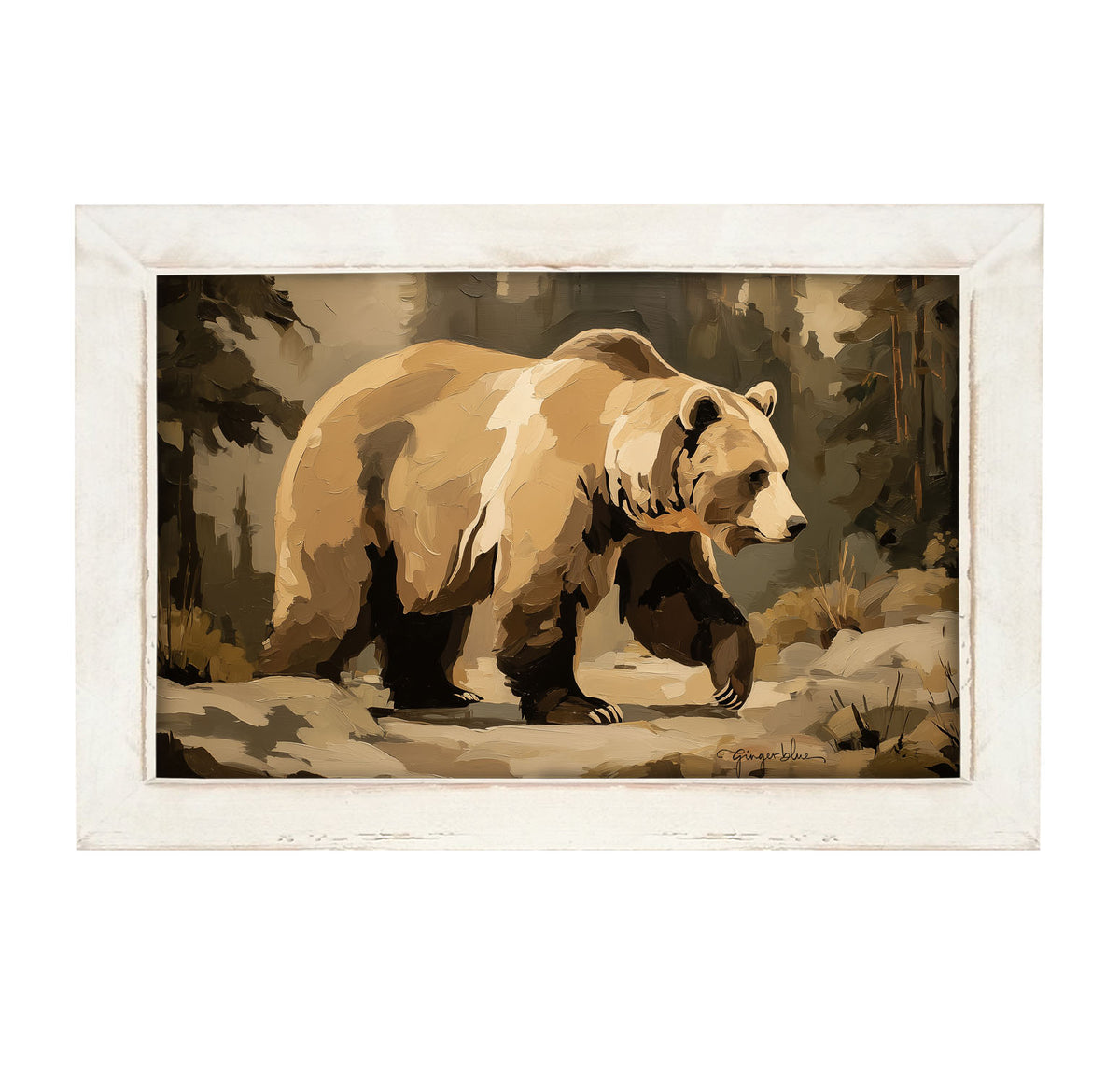 Adirondack Bear - Framed Art
