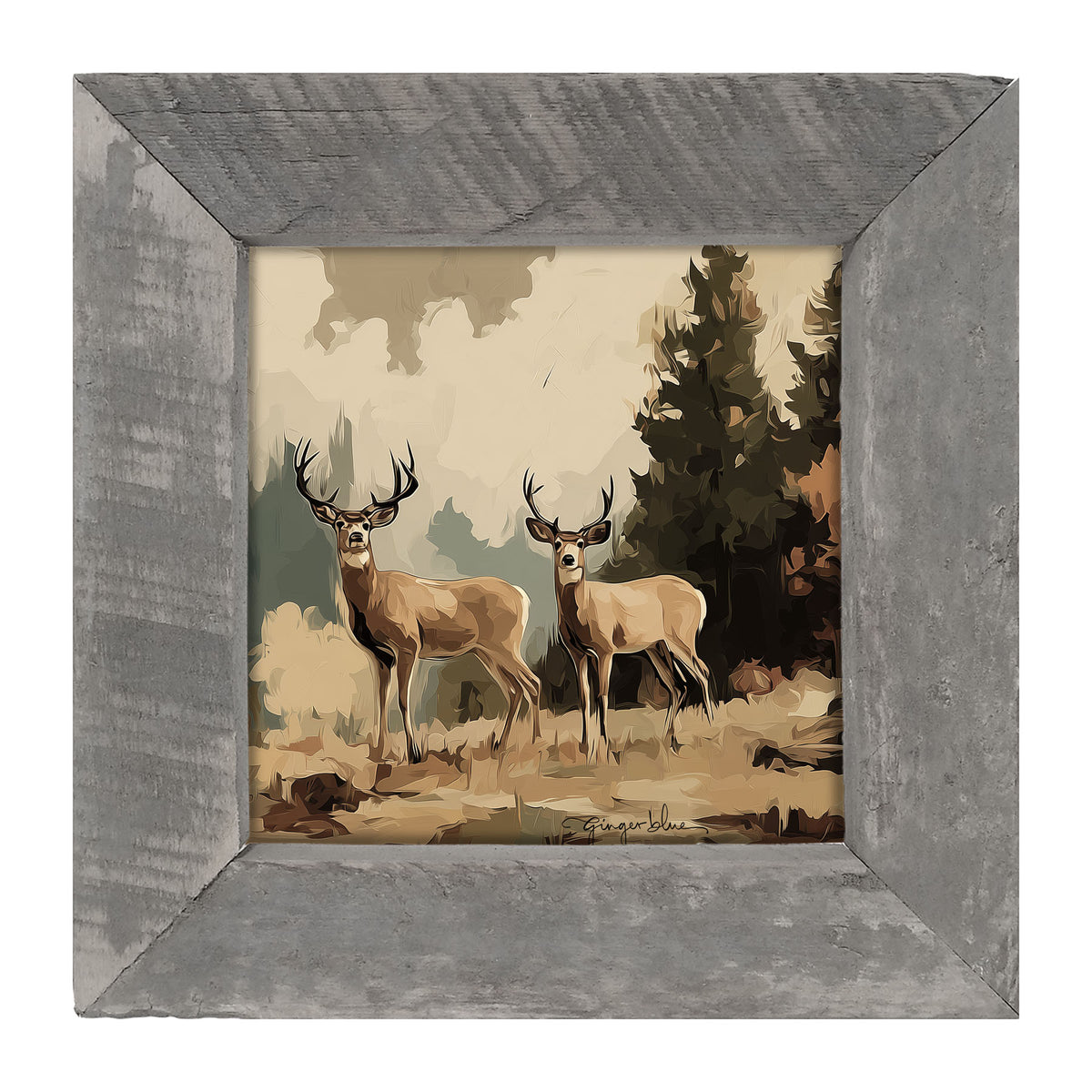 Adirondack Deer - Framed Art