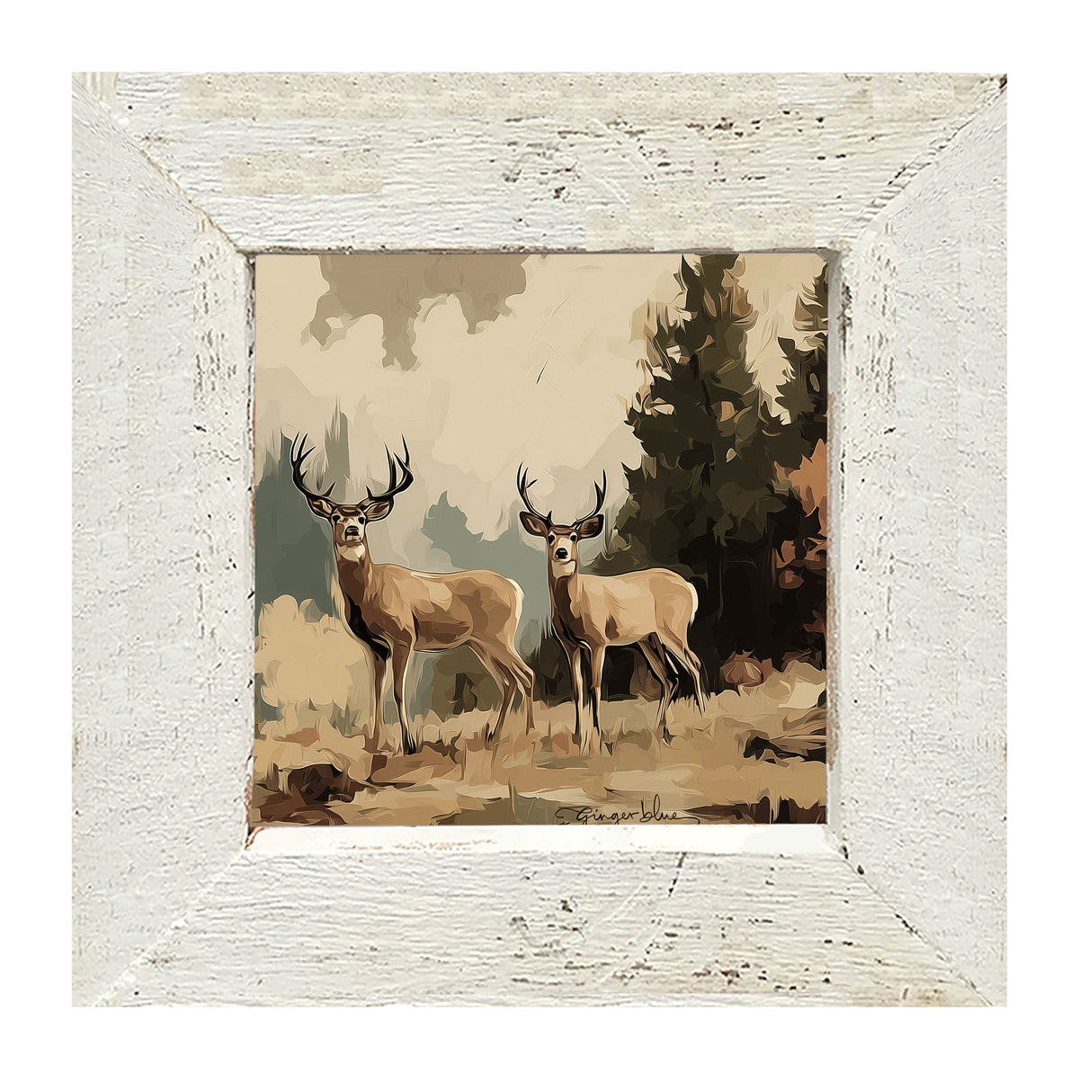 Adirondack Deer - Framed Art