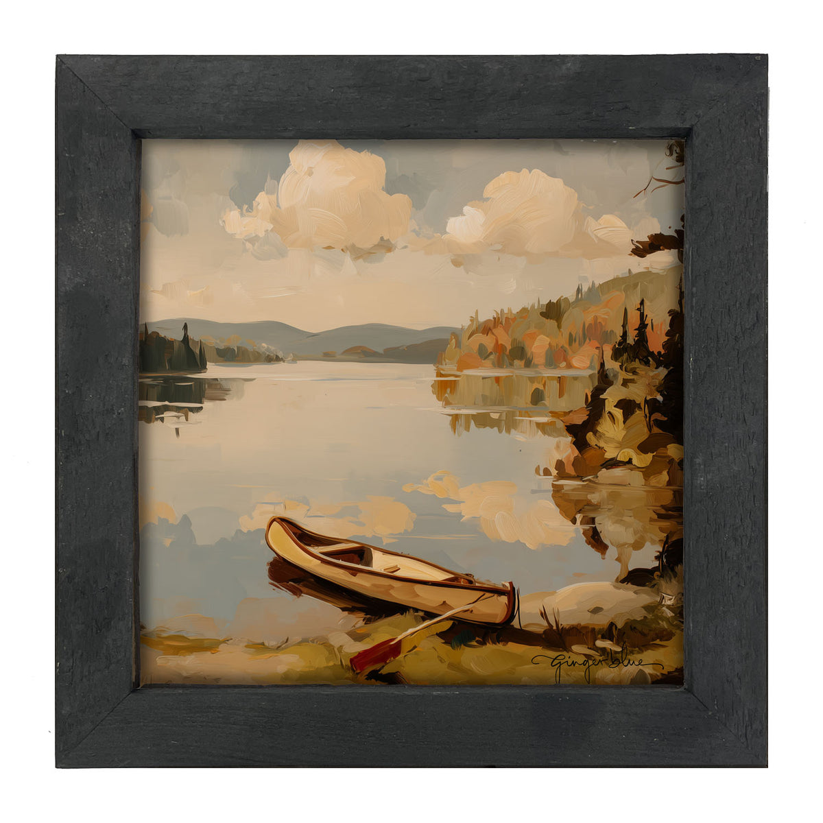Adirondack Canoe - Framed Art