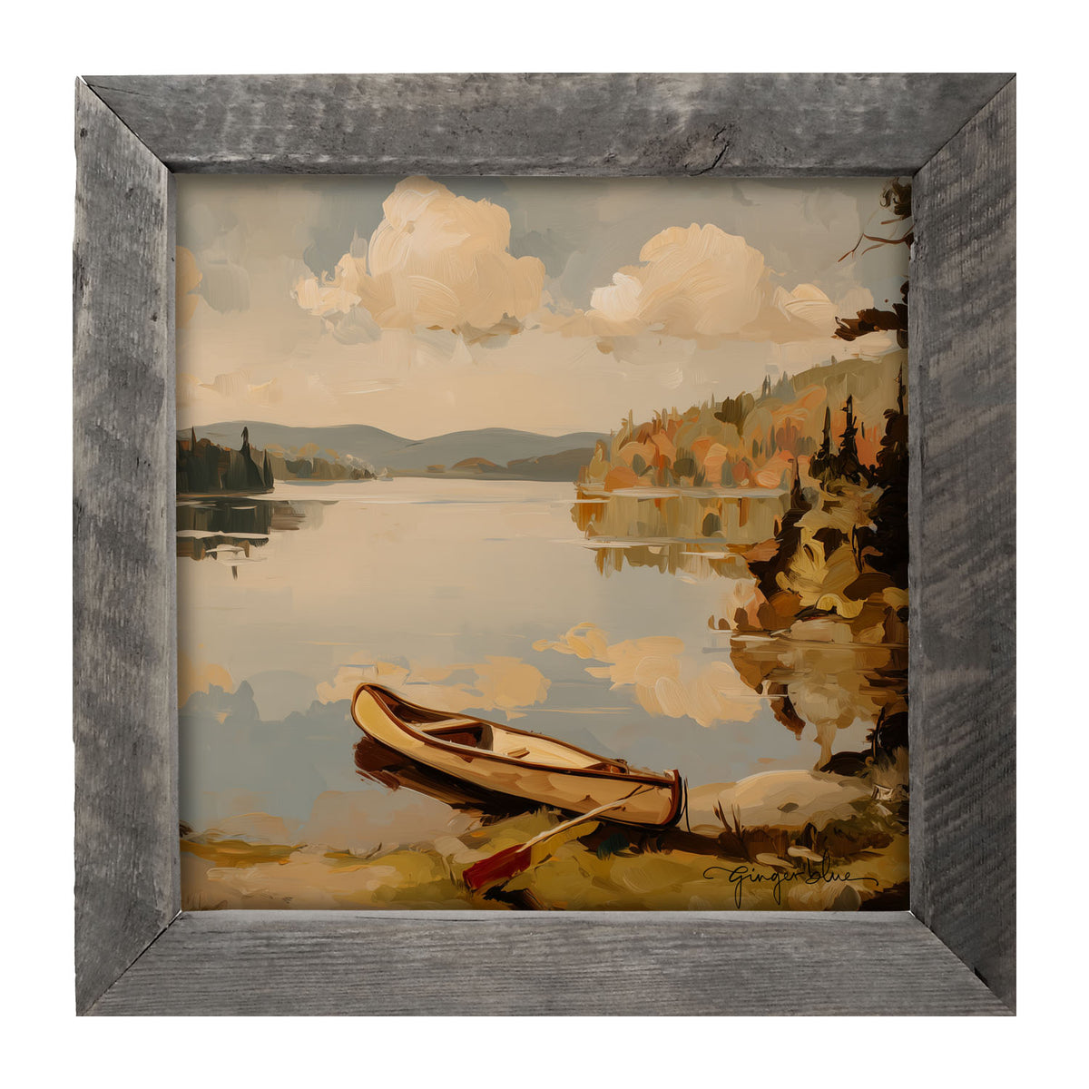 Adirondack Canoe - Framed Art