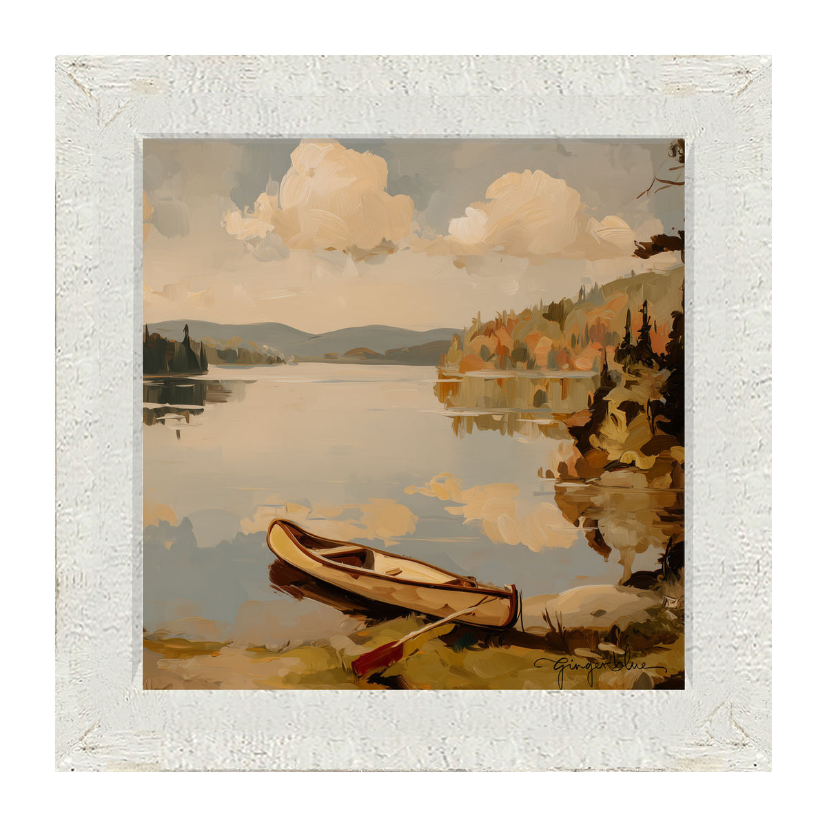 Adirondack Canoe - Framed Art