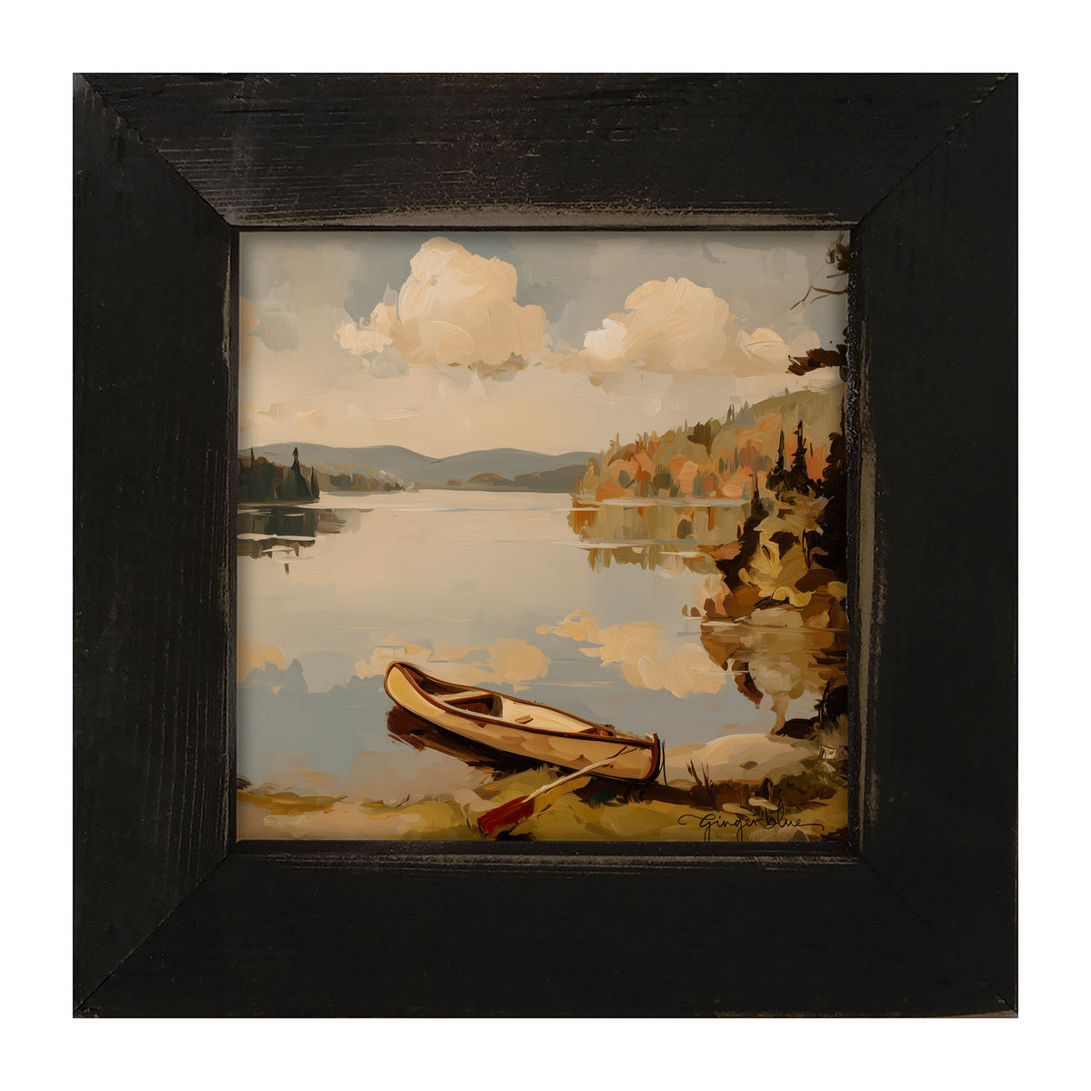 Adirondack Canoe - Framed Art