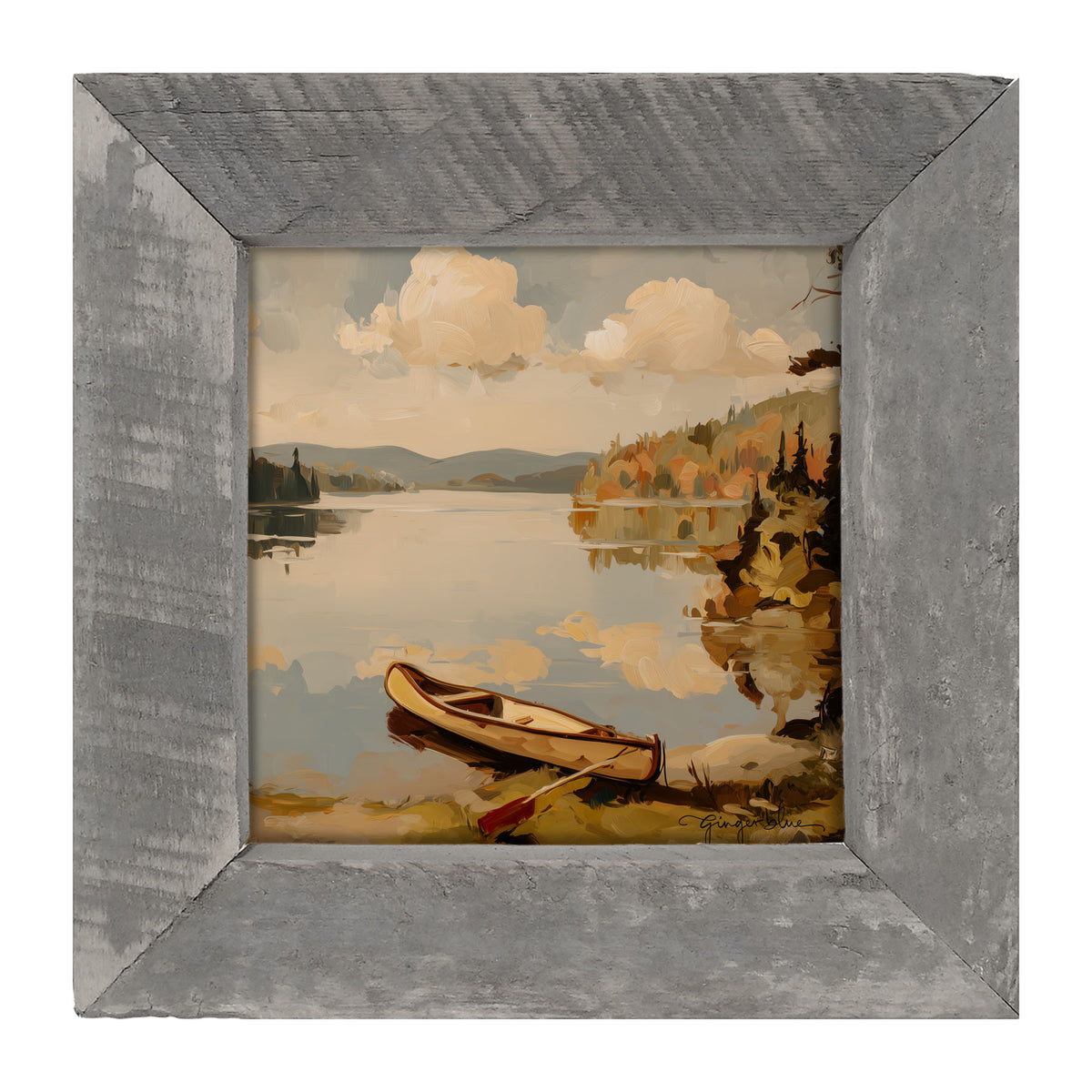 Adirondack Canoe - Framed Art
