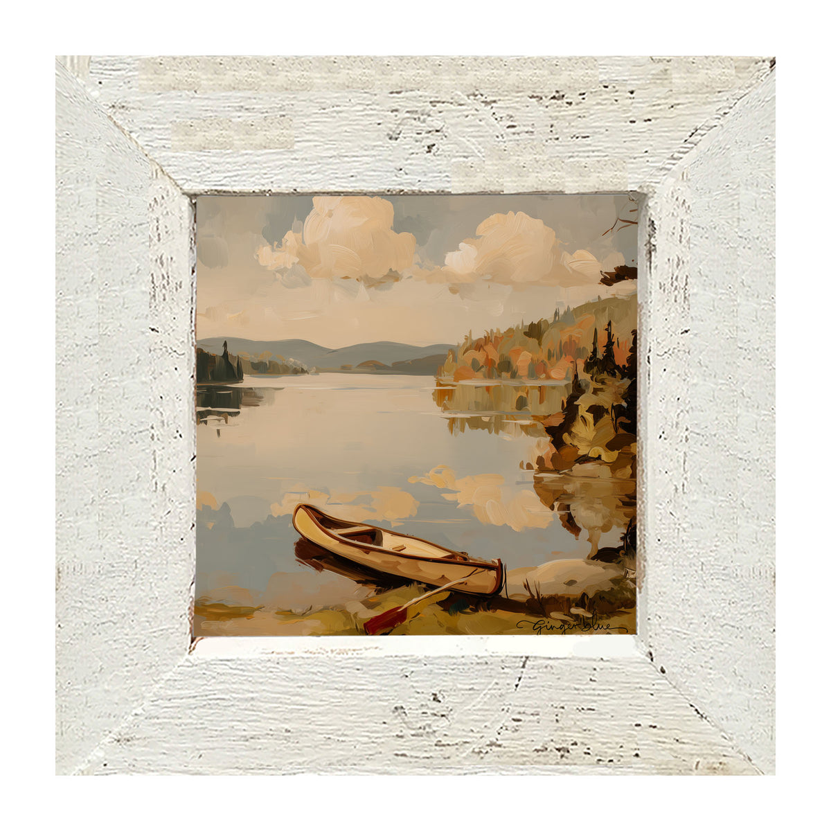 Adirondack Canoe - Framed Art