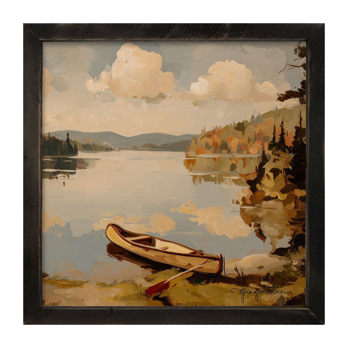 Adirondack Canoe - Framed Art
