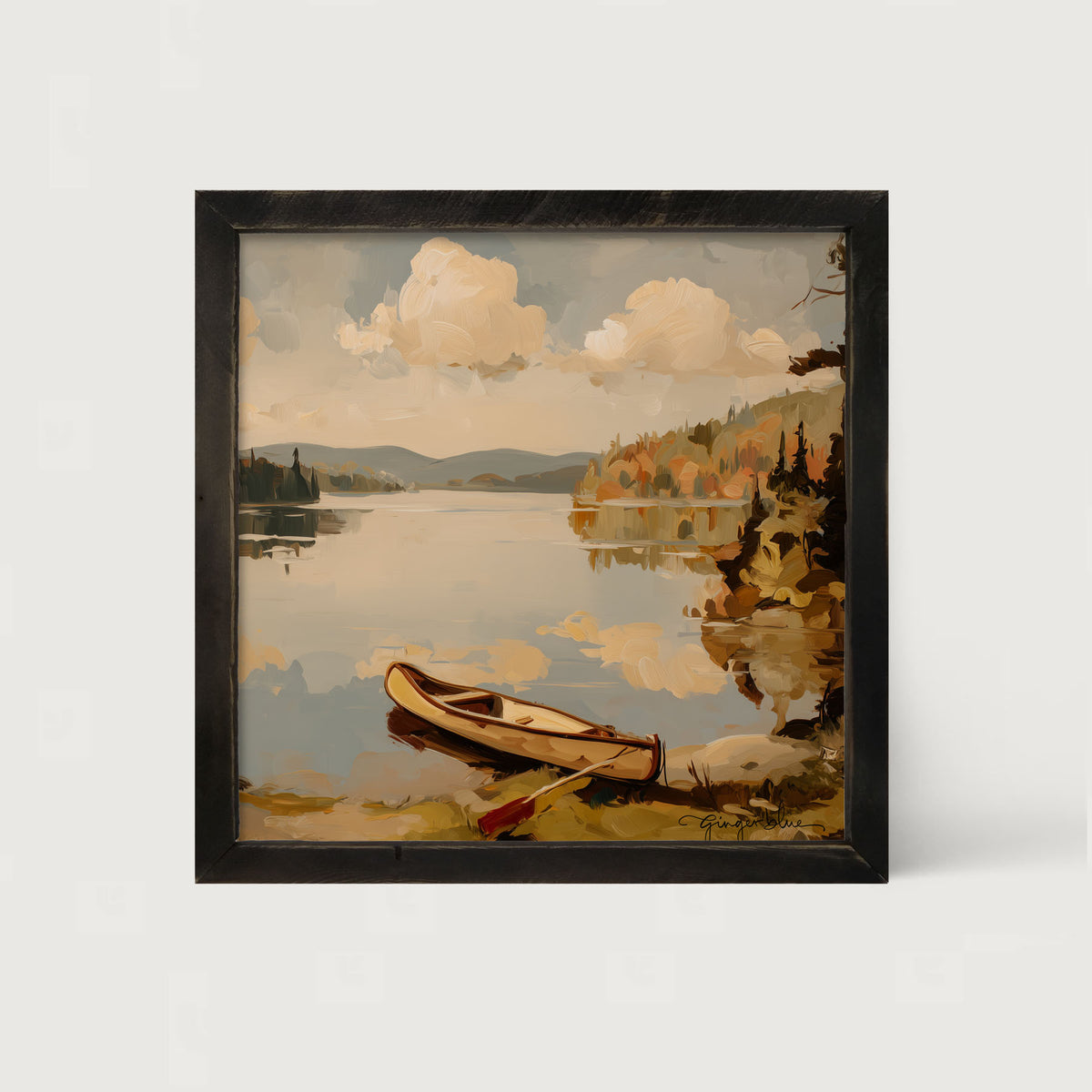 Adirondack Canoe - Framed Art