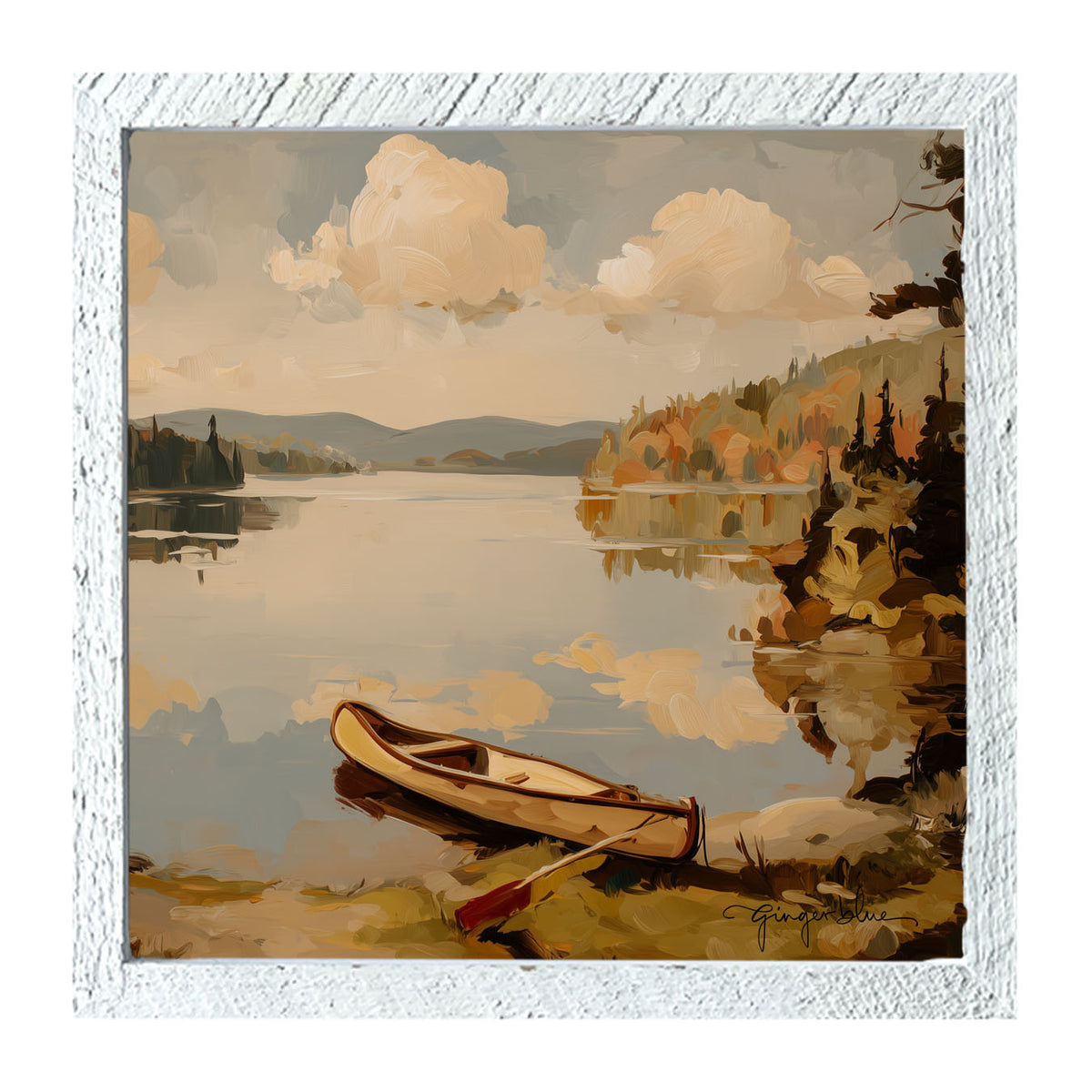 Adirondack Canoe - Framed Art