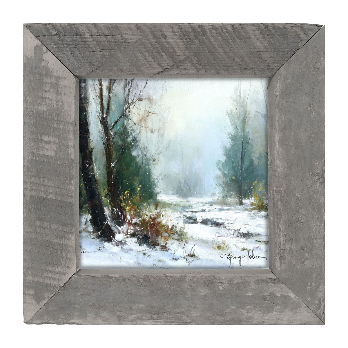 Snowy Forest - Framed Art