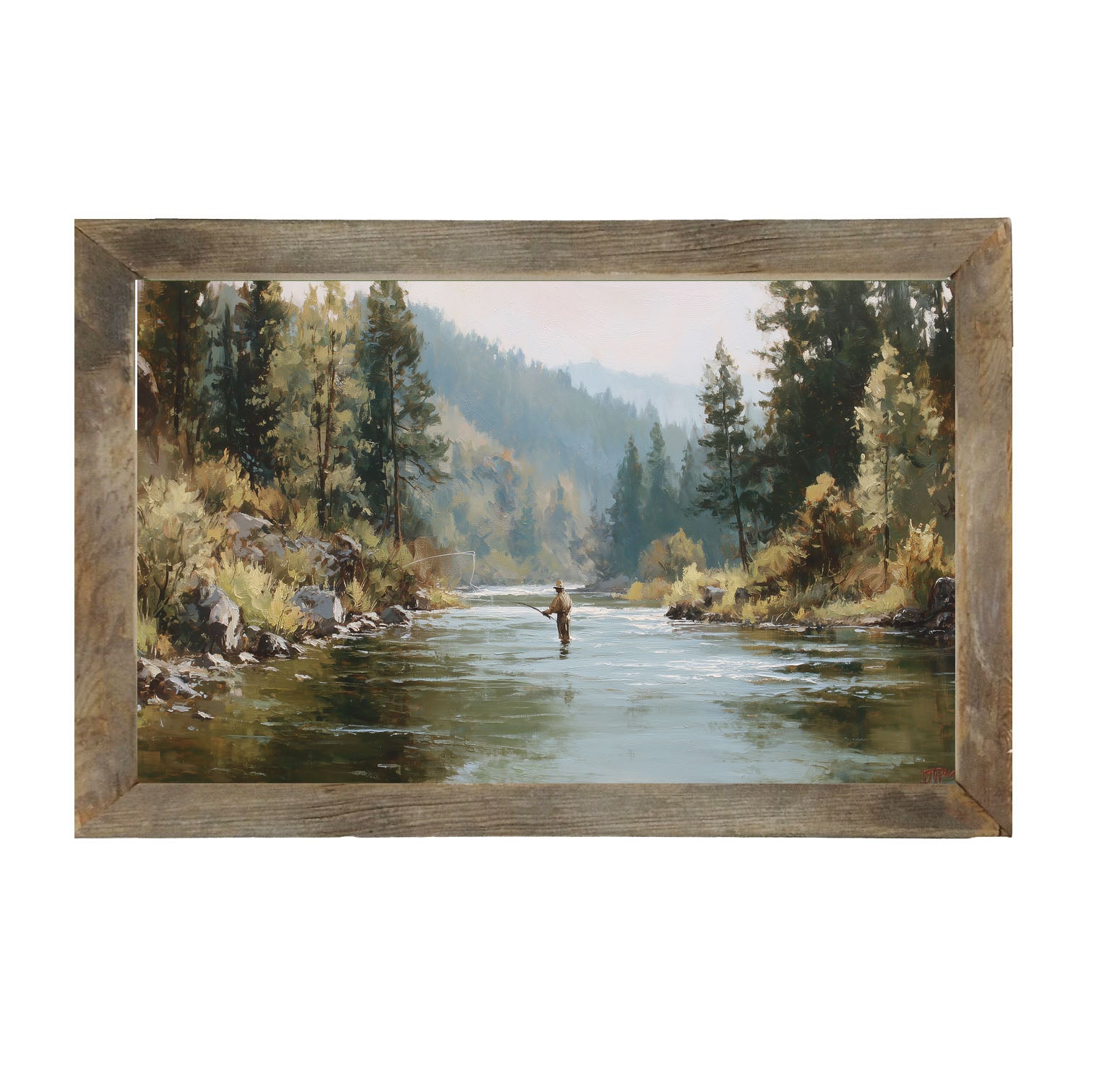Fishing - Fly Fishing - Framed Art