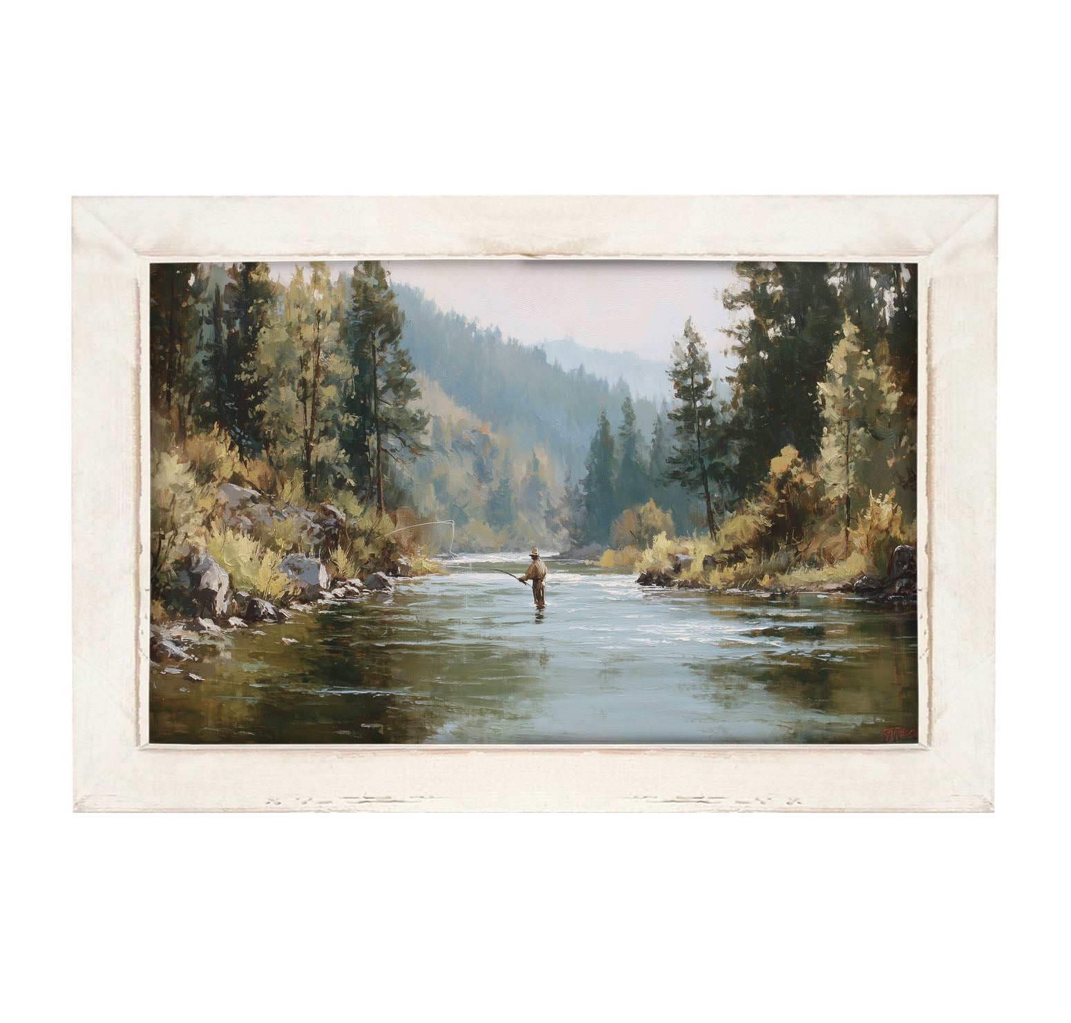 Fishing - Fly Fishing - Framed Art