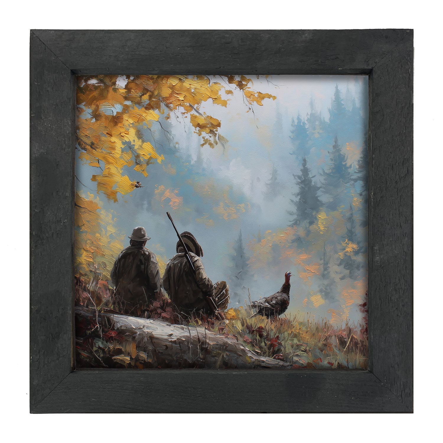 Hunting Season - Looking over the Valley - Framed Art
