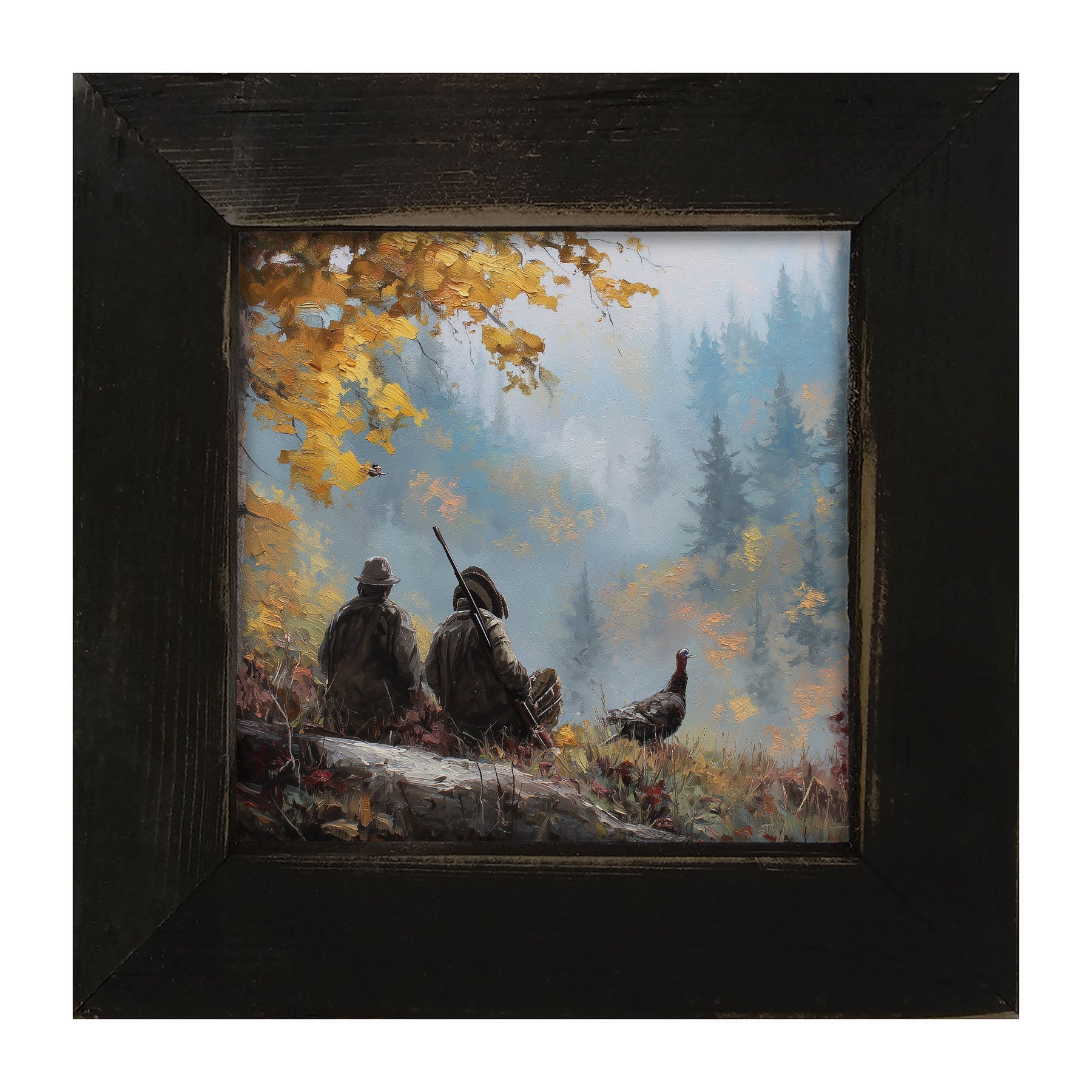 Hunting Season - Looking over the Valley - Framed Art