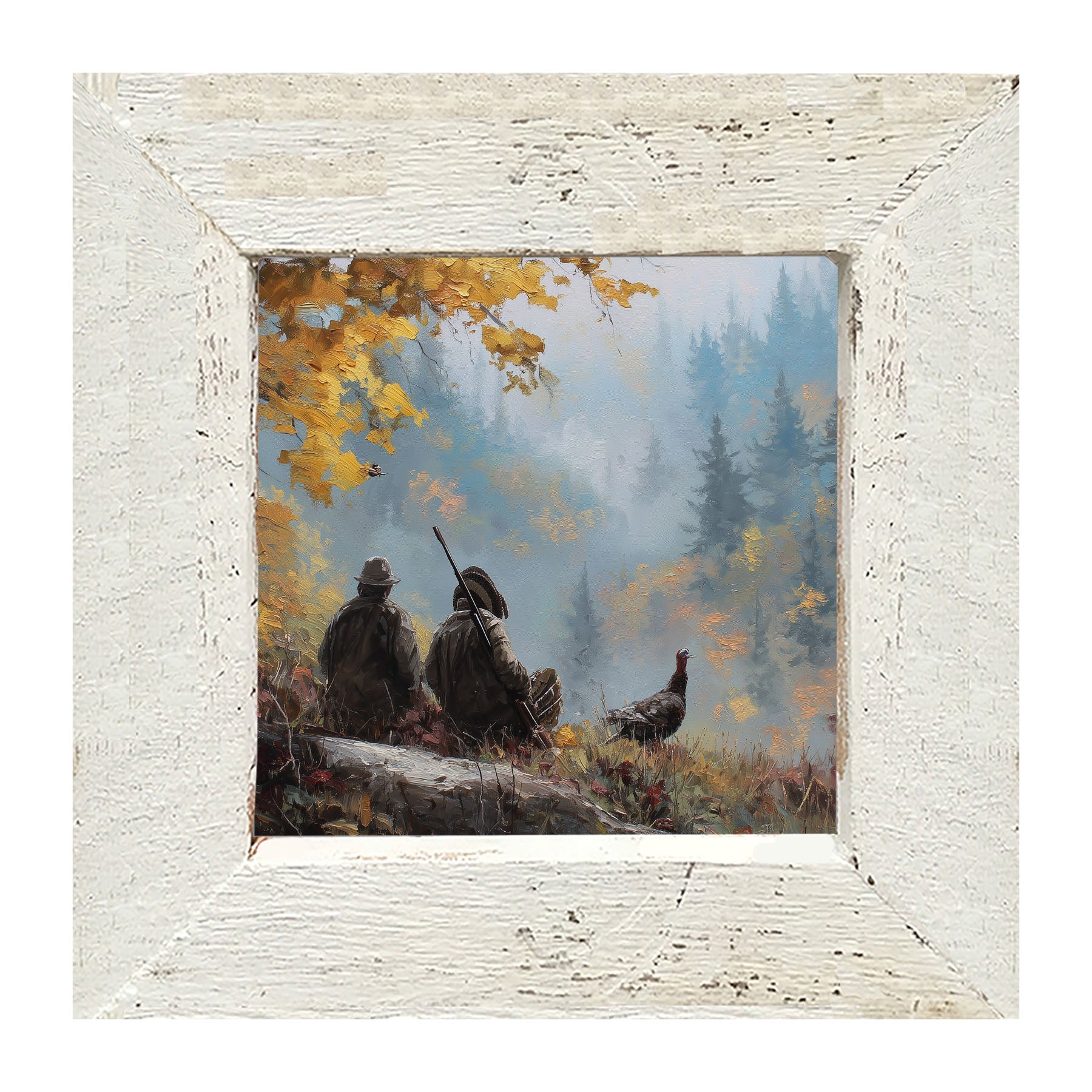 Hunting Season - Looking over the Valley - Framed Art