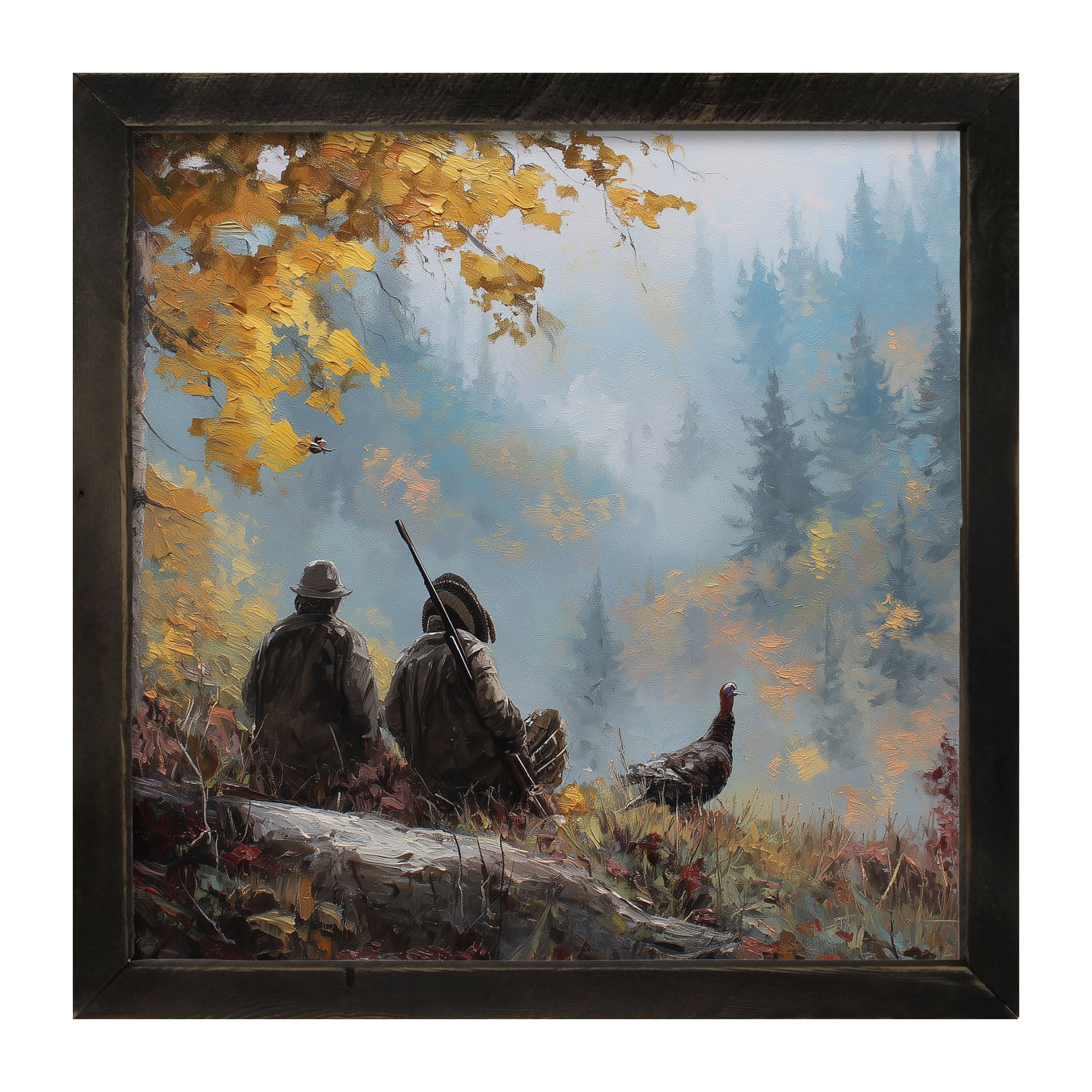 Hunting Season - Looking over the Valley - Framed Art