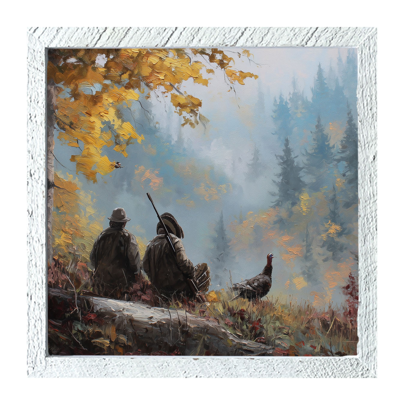 Hunting Season - Looking over the Valley - Framed Art