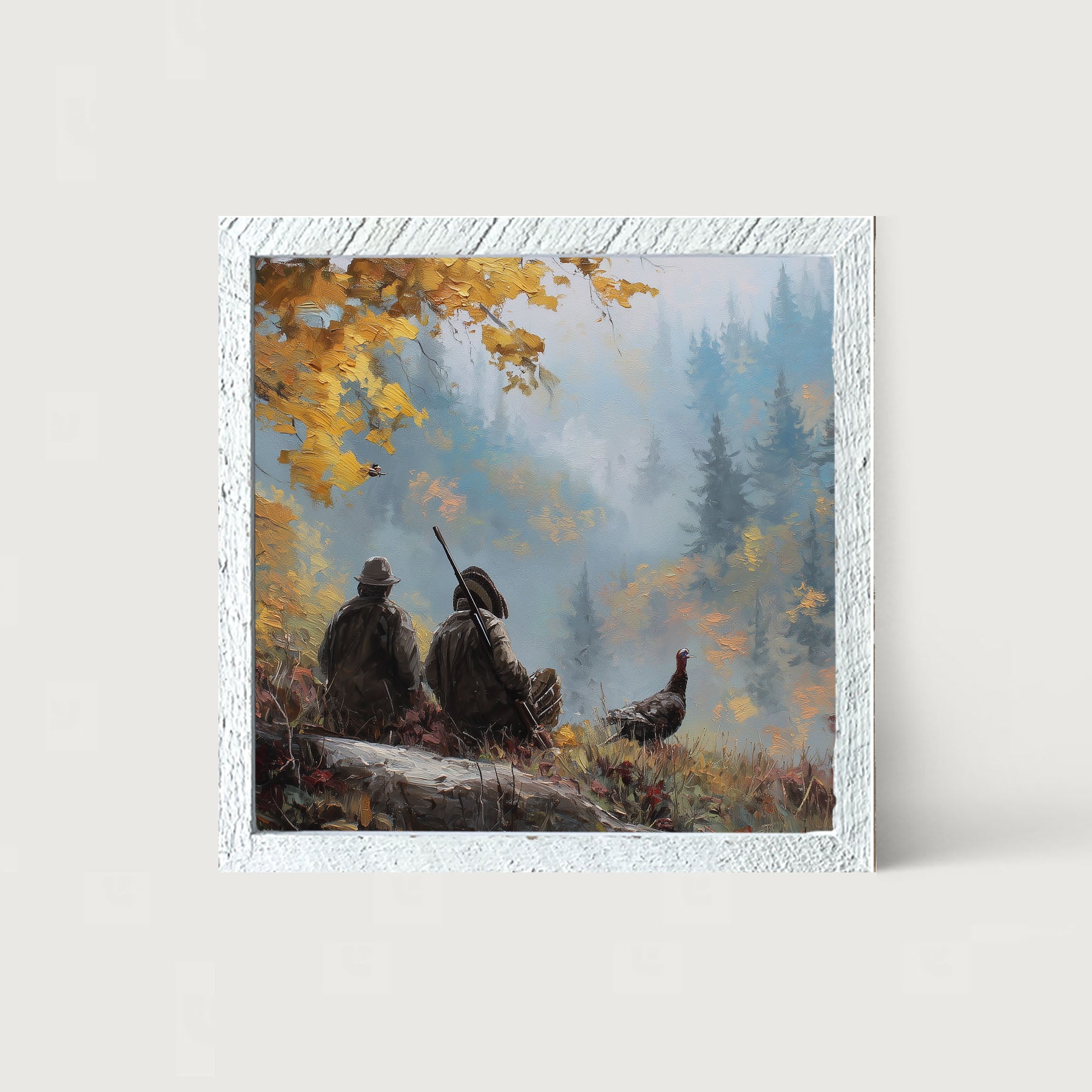 Hunting Season - Looking over the Valley - Framed Art