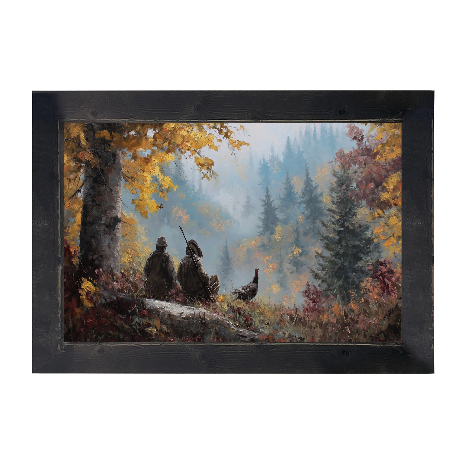 Hunting Season - Looking over the Valley - Framed Art