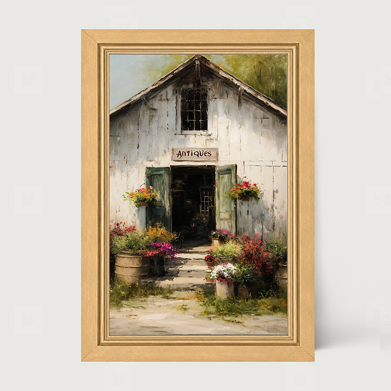 Country Antique Shop - Framed Art