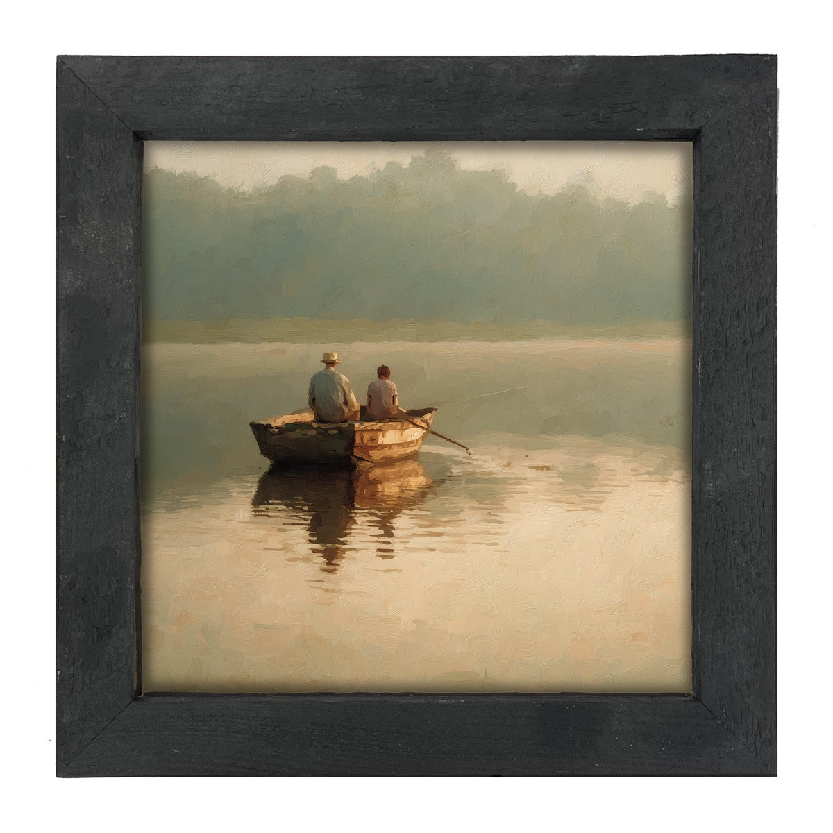 Morning on the Lake - Framed Art