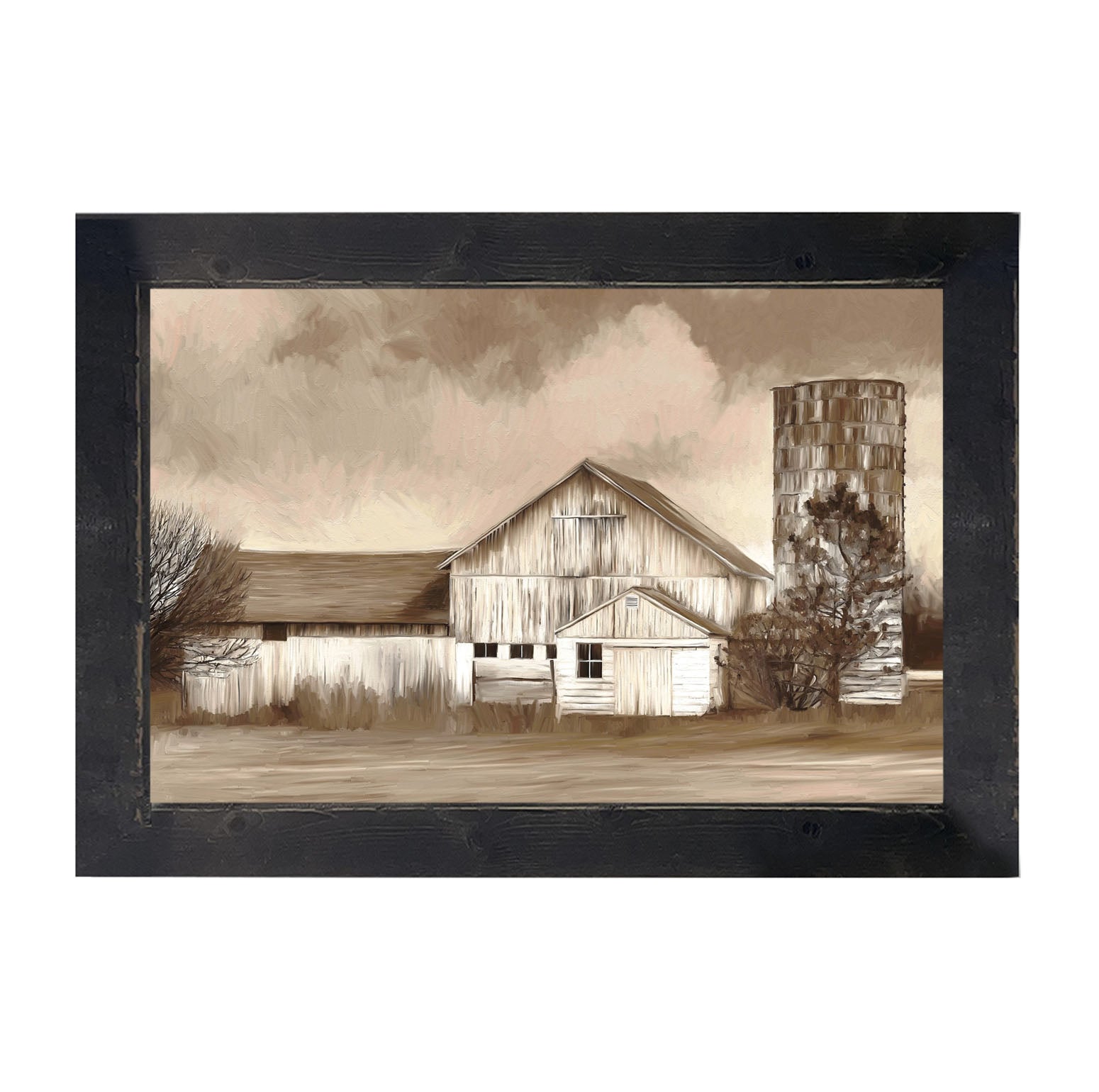 Abandoned barn-framed art