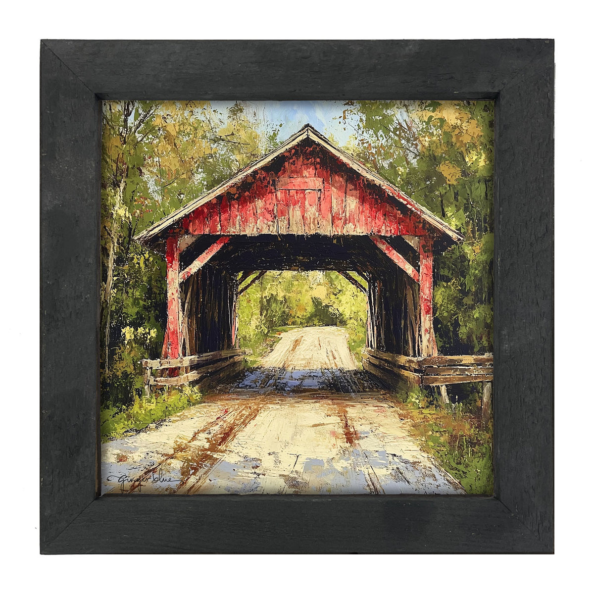 Covered Bridge - Framed Art