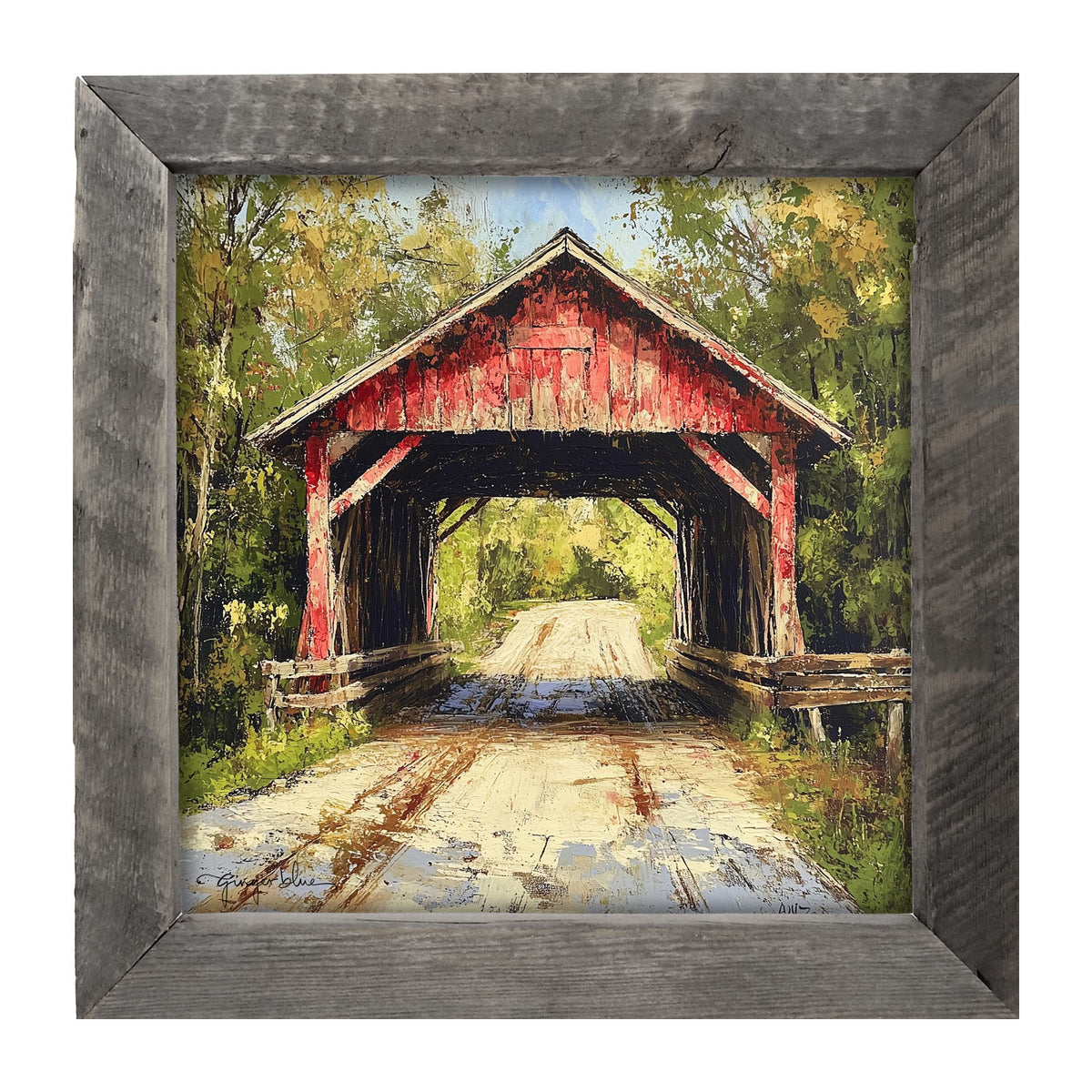 Covered Bridge - Framed Art