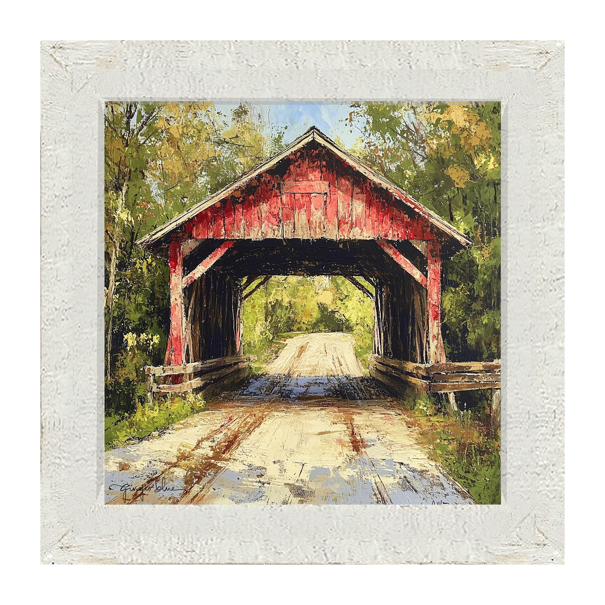 Covered Bridge - Framed Art