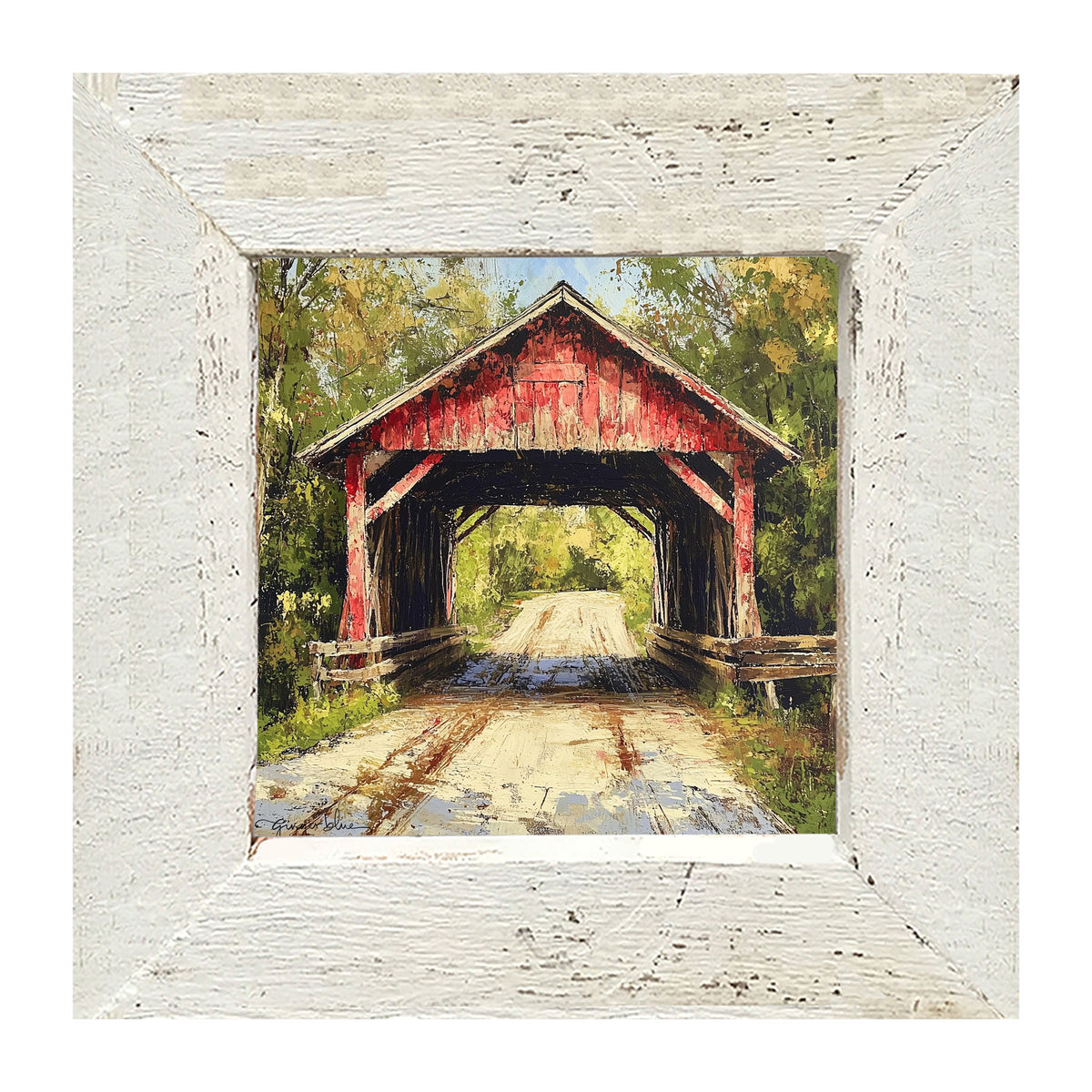 Covered Bridge - Framed Art