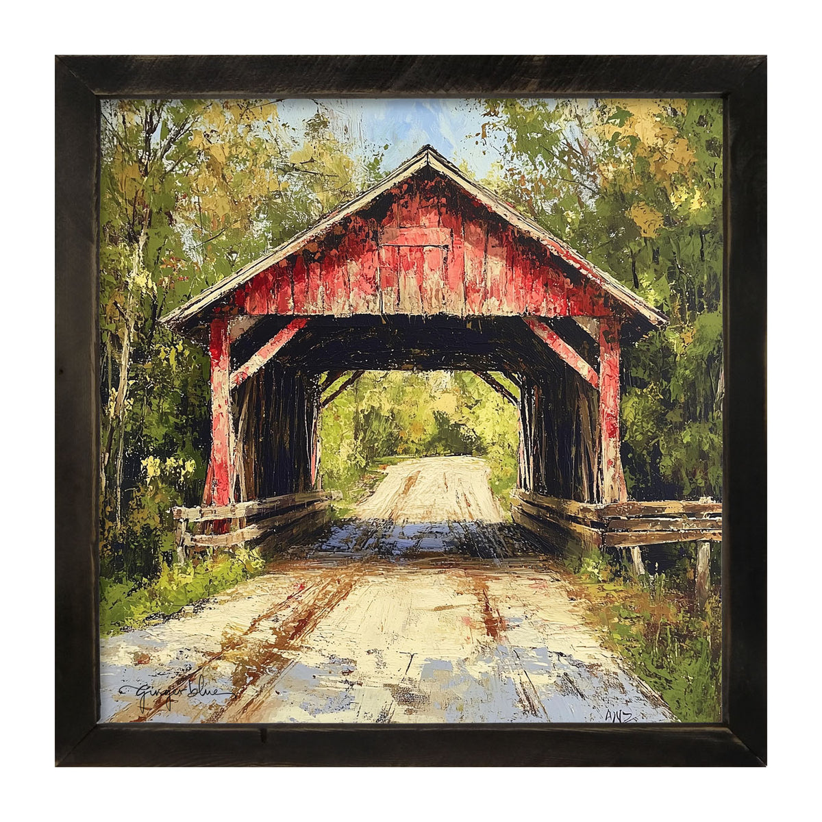 Covered Bridge - Framed Art