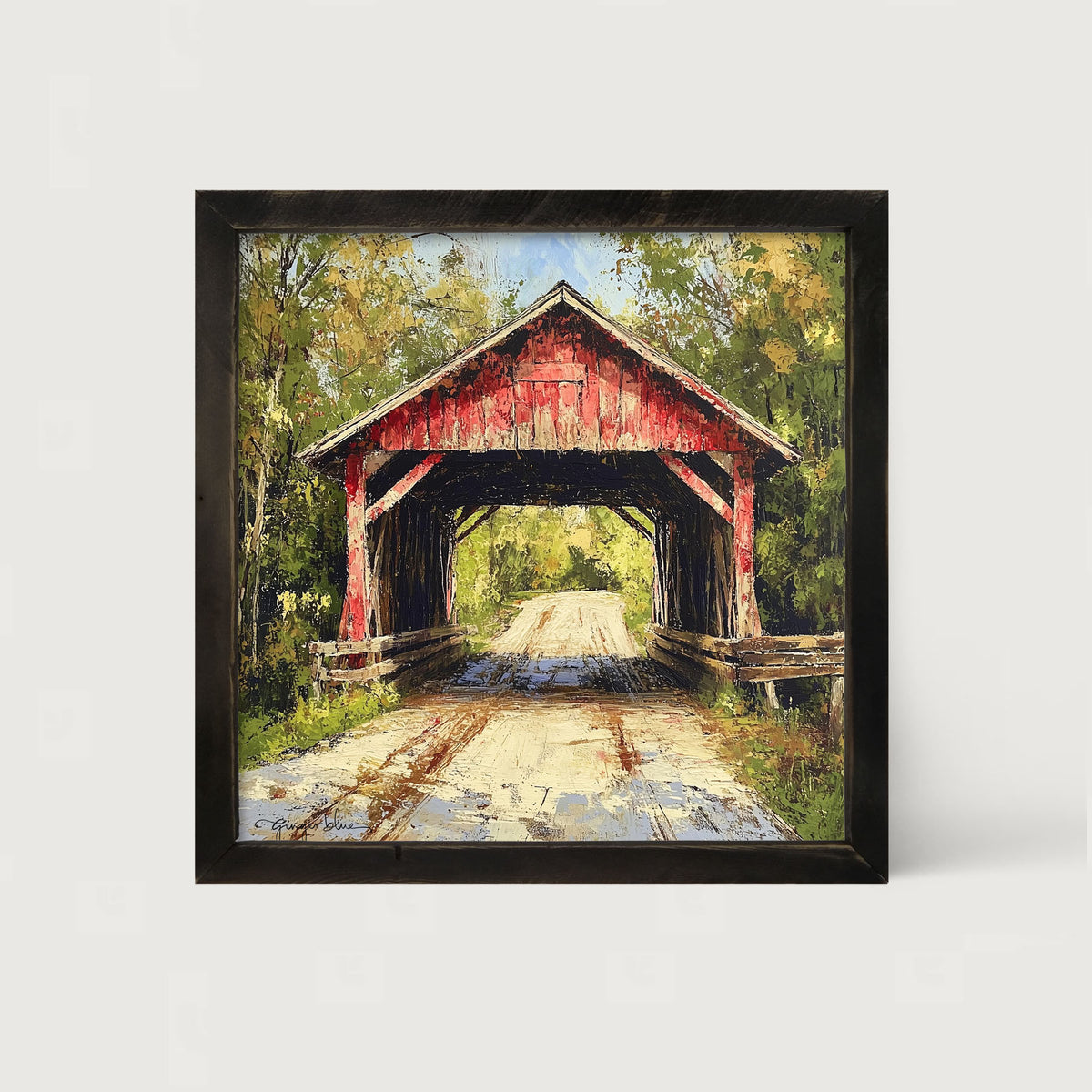 Covered Bridge - Framed Art