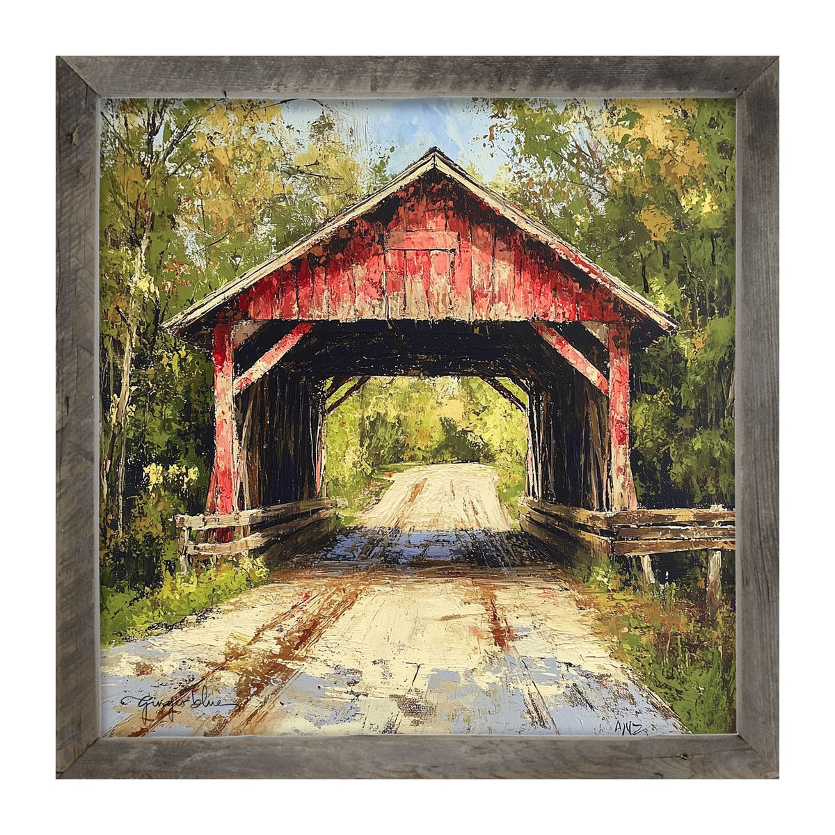 Covered Bridge - Framed Art