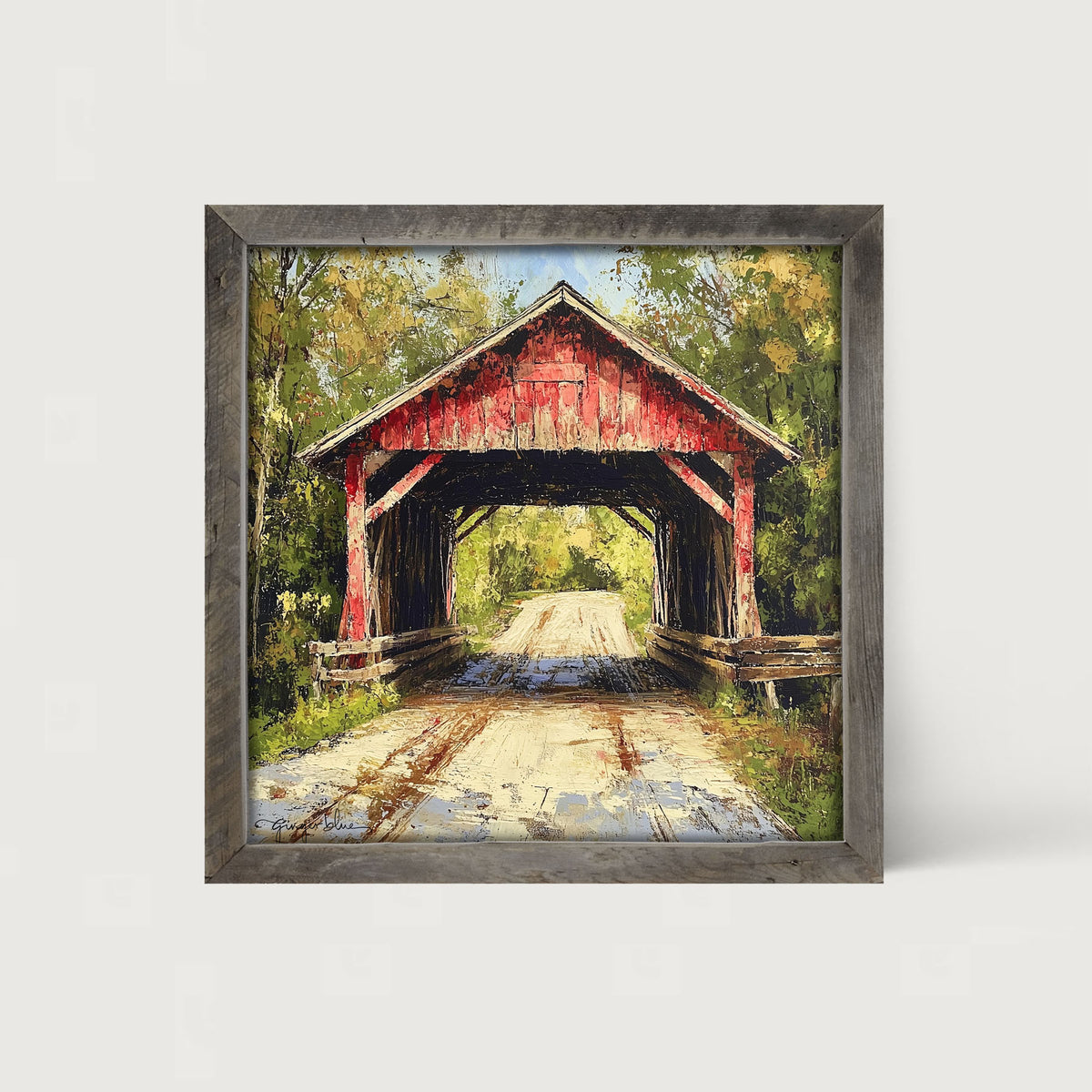 Covered Bridge - Framed Art