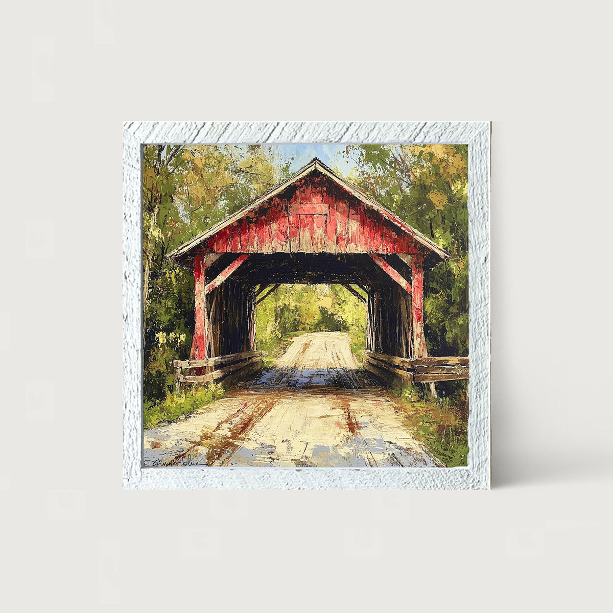 Covered Bridge - Framed Art