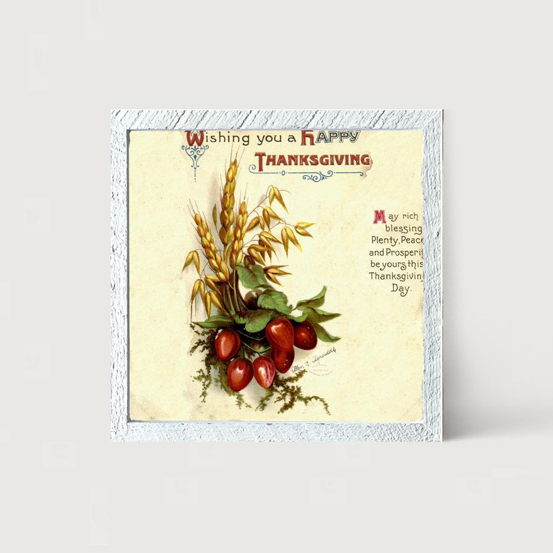Happy Thanksgiving - Framed art