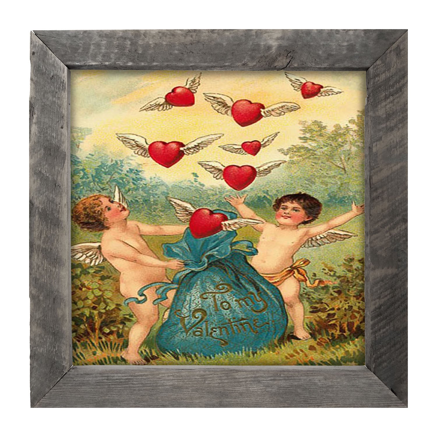 Let The Hearts Out - Framed art