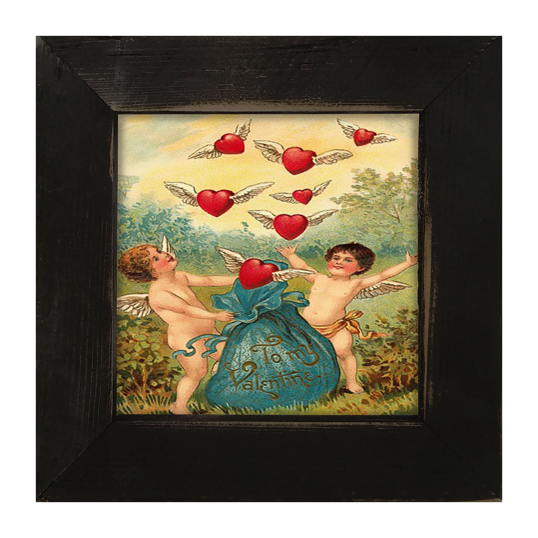 Let The Hearts Out - Framed art