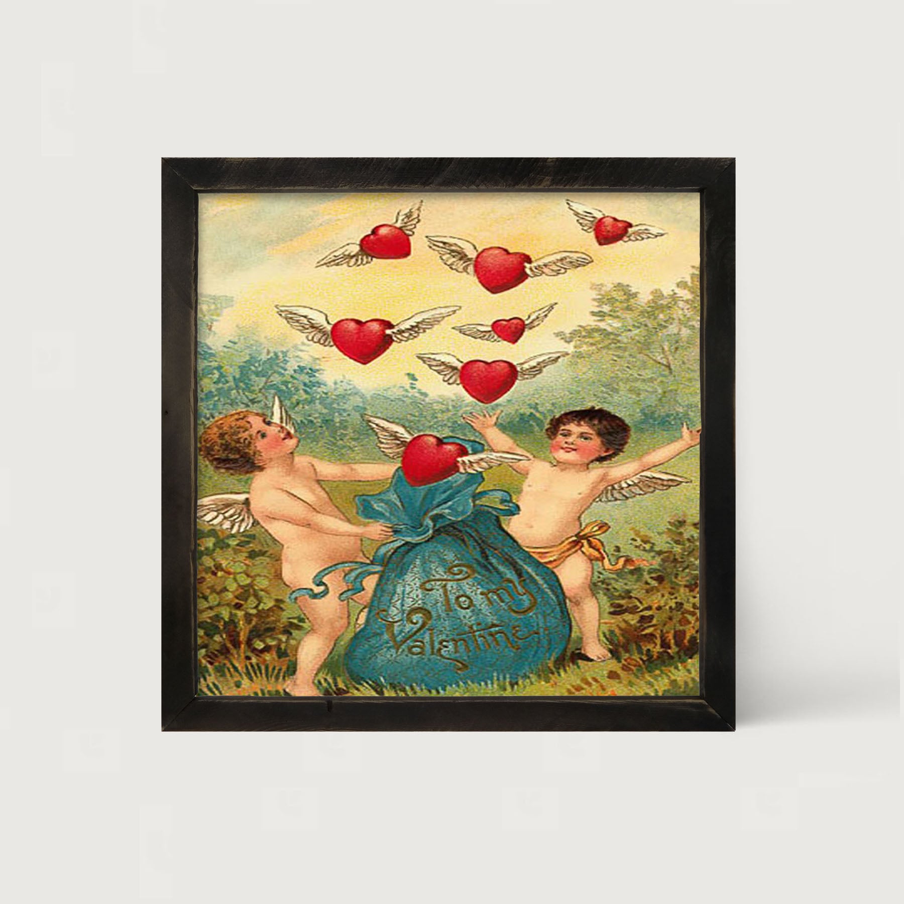 Let The Hearts Out - Framed art