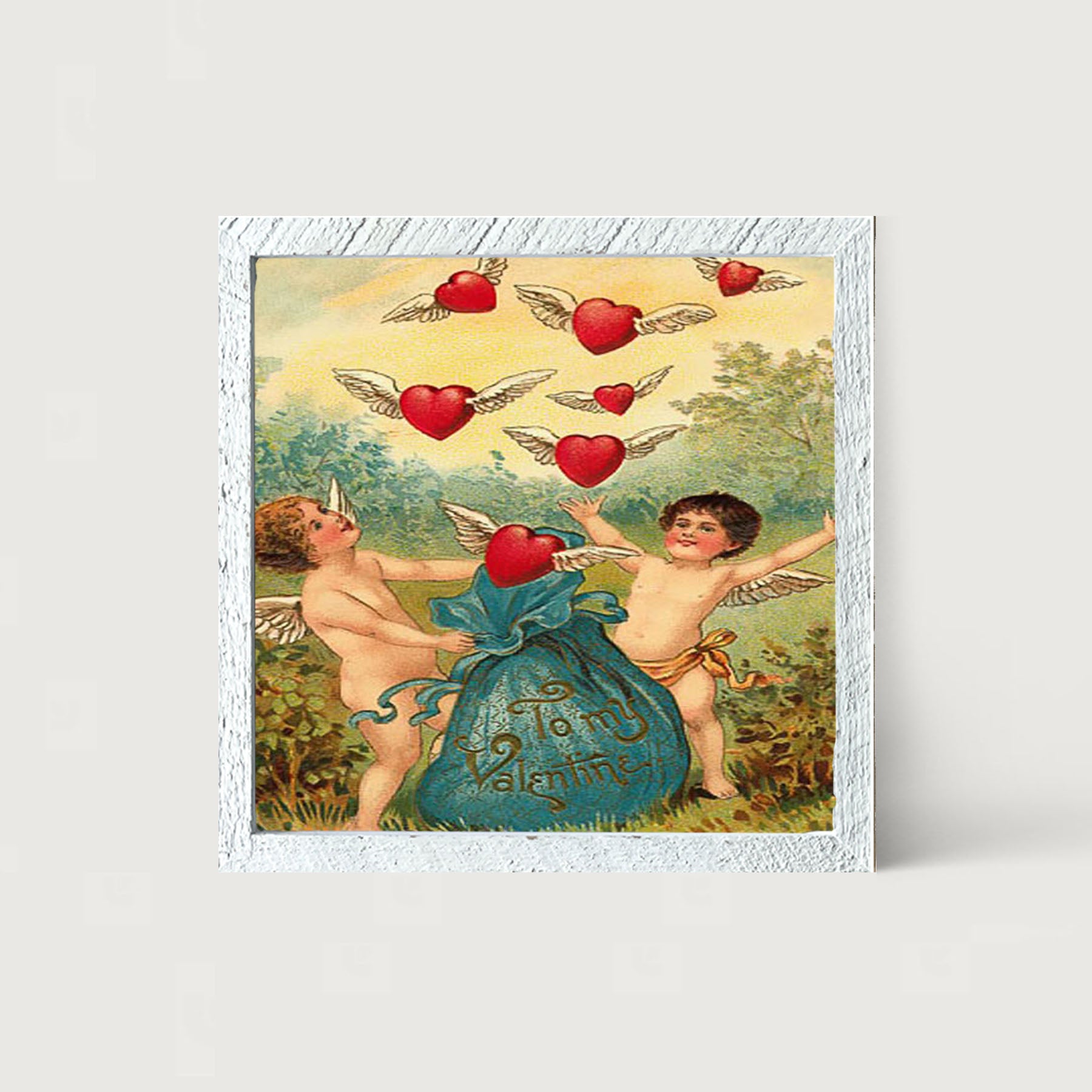 Let The Hearts Out - Framed art