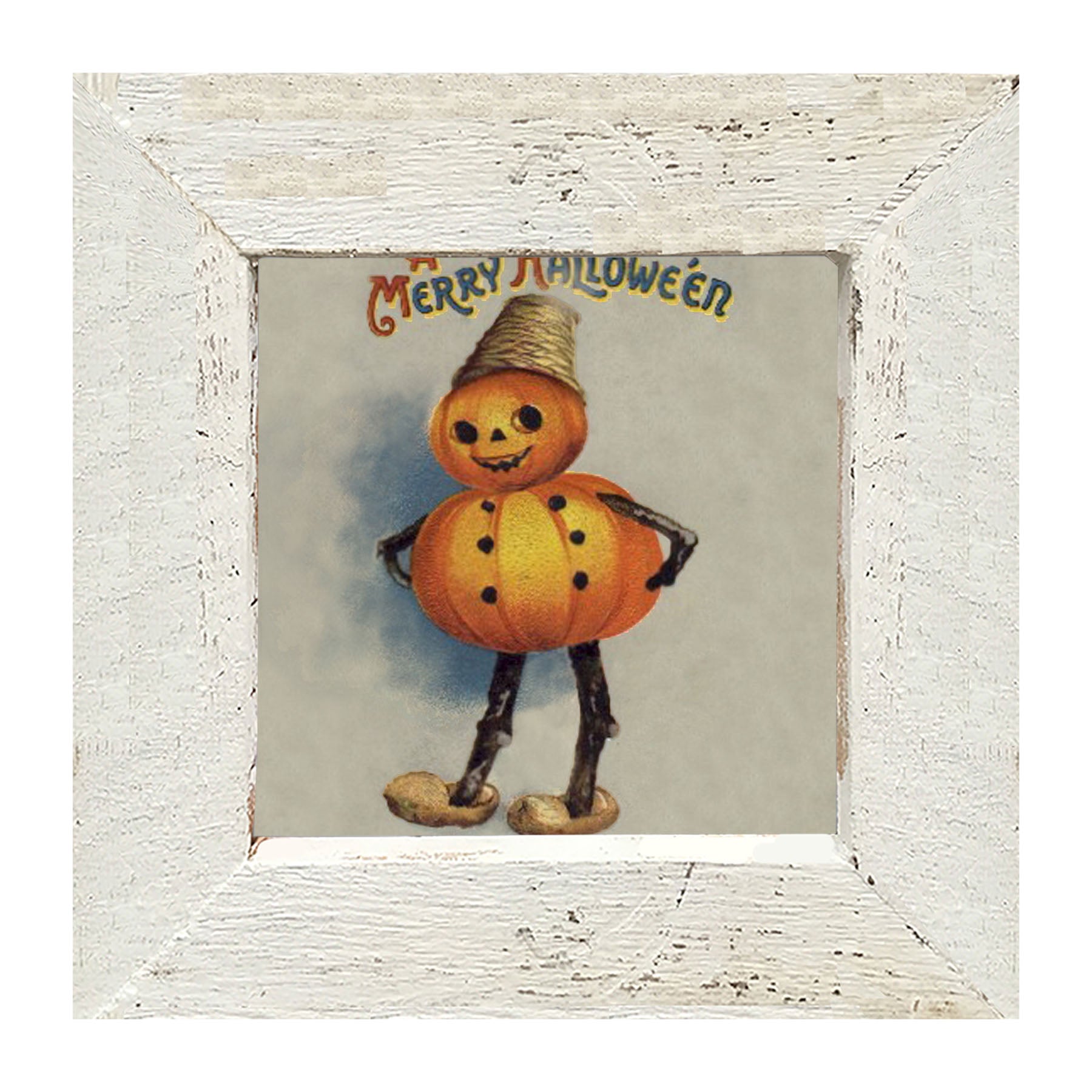 Pumpkin Boy - Framed art