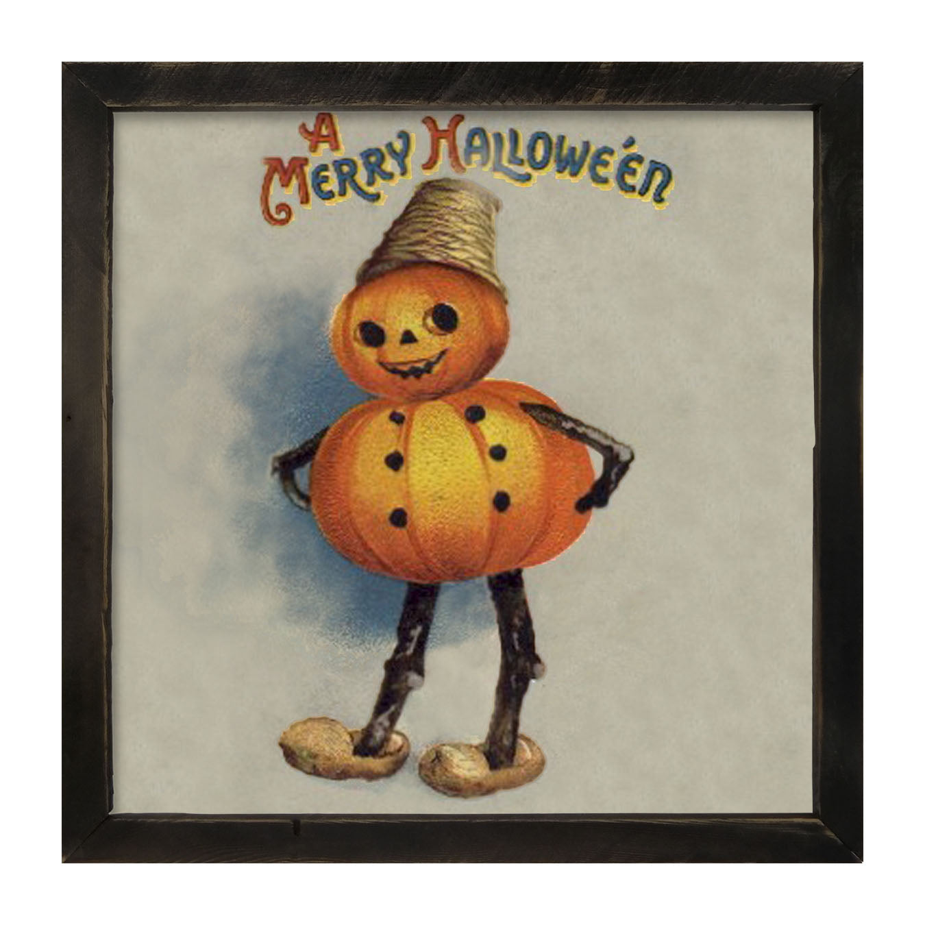 Pumpkin Boy - Framed art