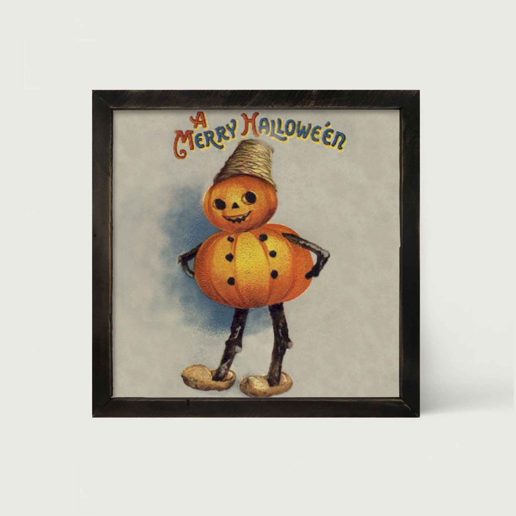 Pumpkin Boy - Framed art