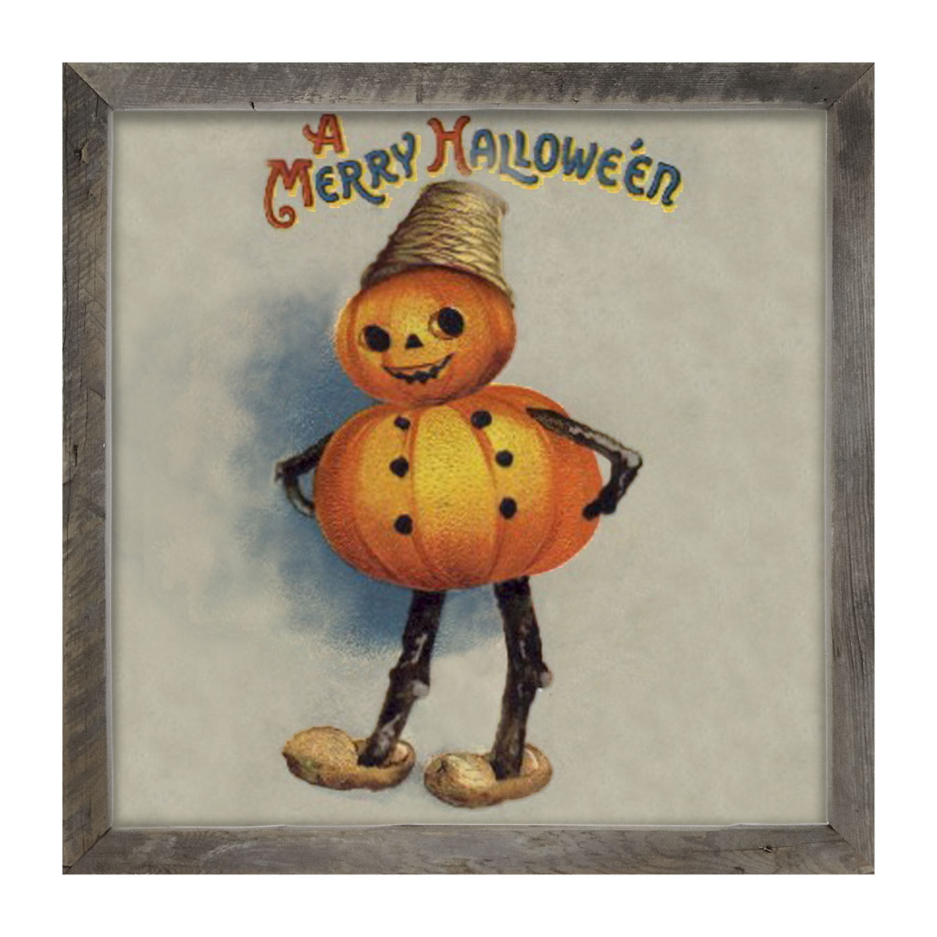 Pumpkin Boy - Framed art