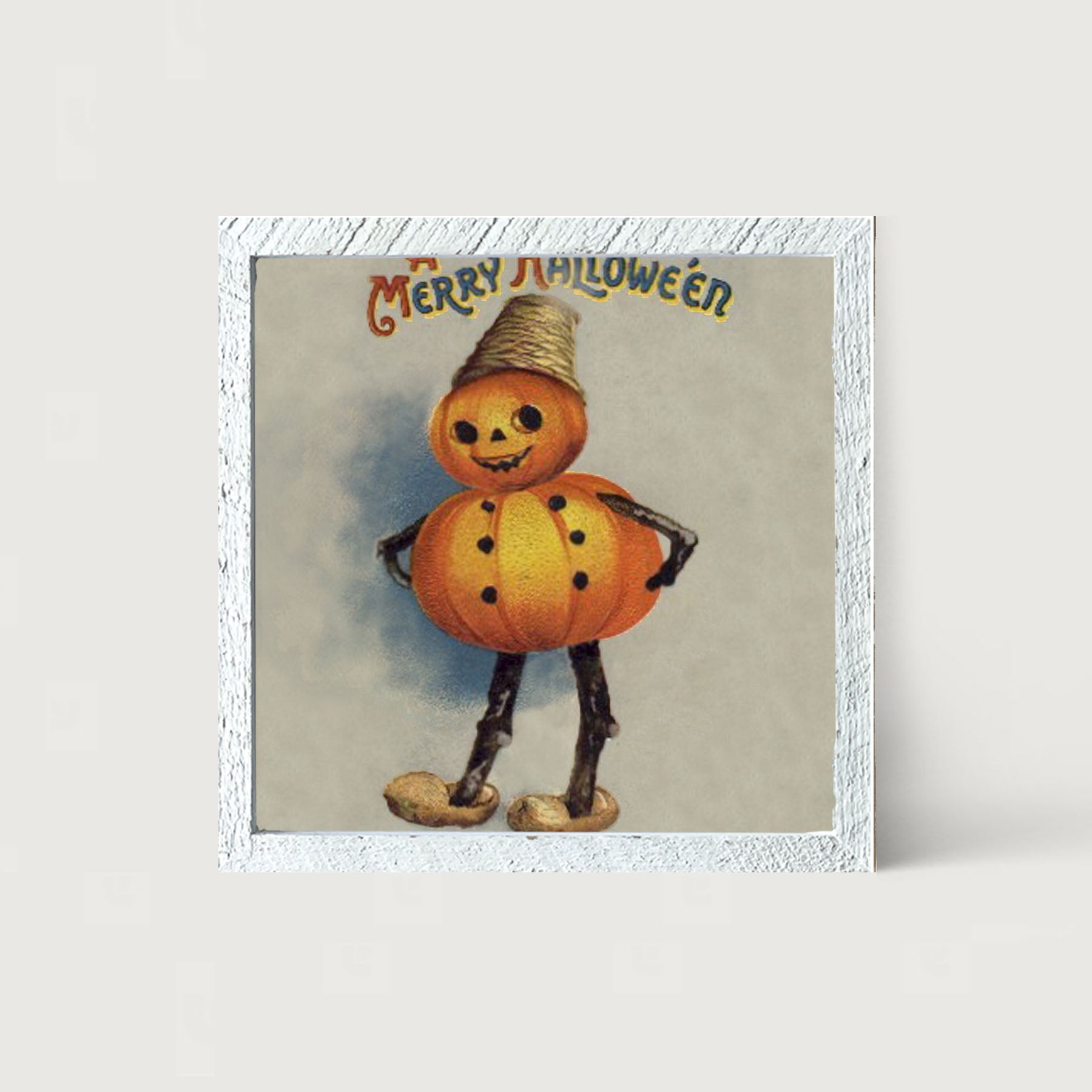 Pumpkin Boy - Framed art